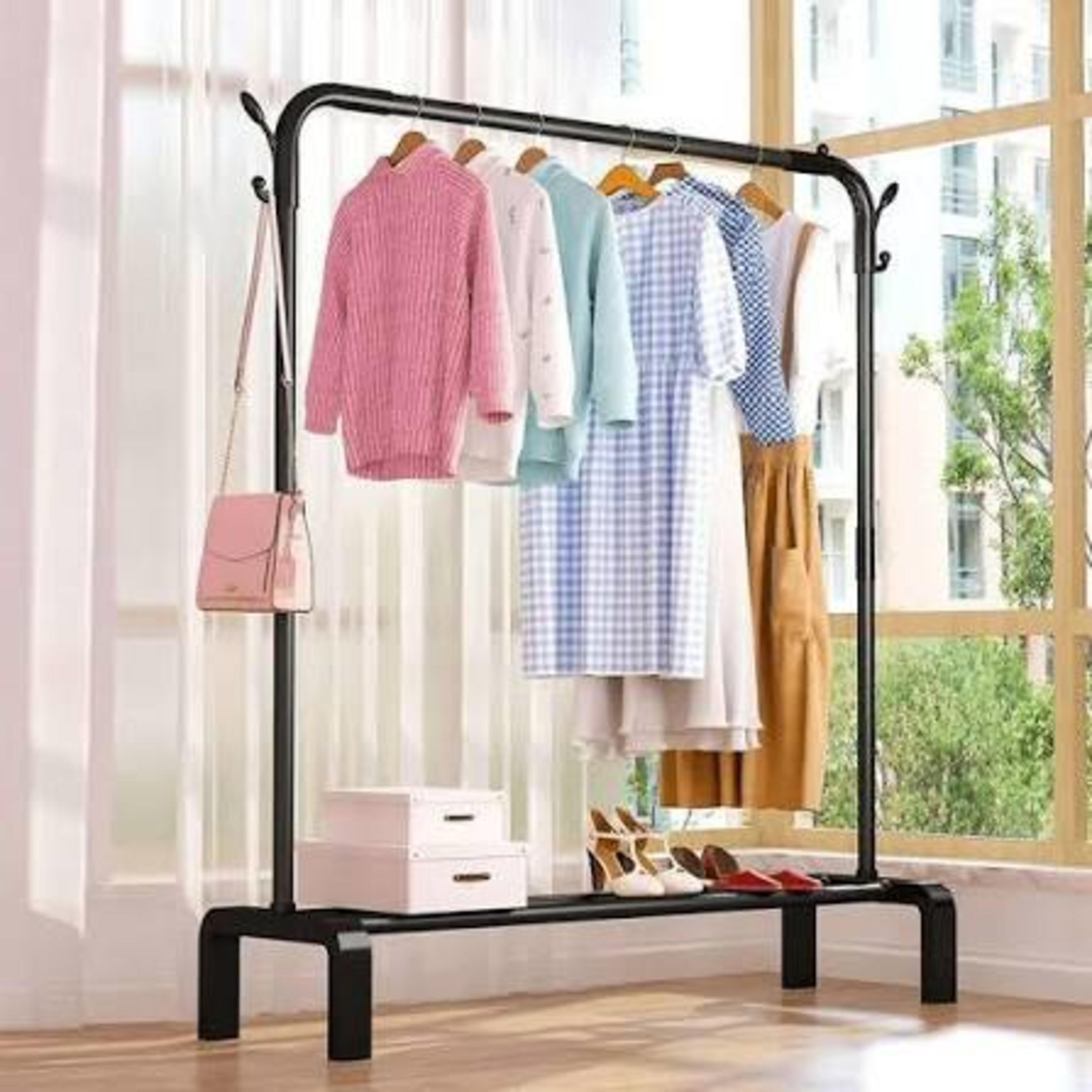 Rake Cloth Hanger Double Layer