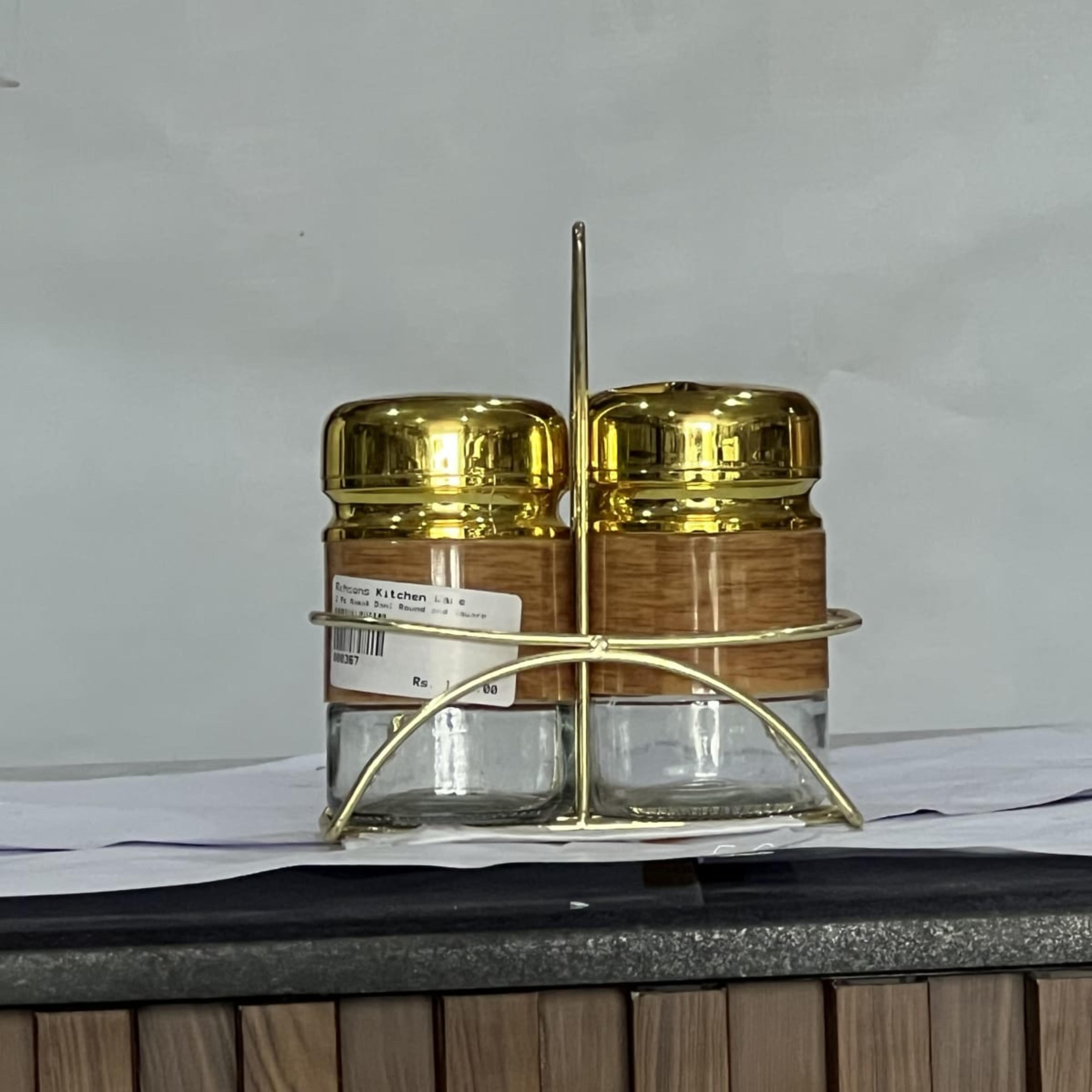 2 Pc Namak Dani Round and Square