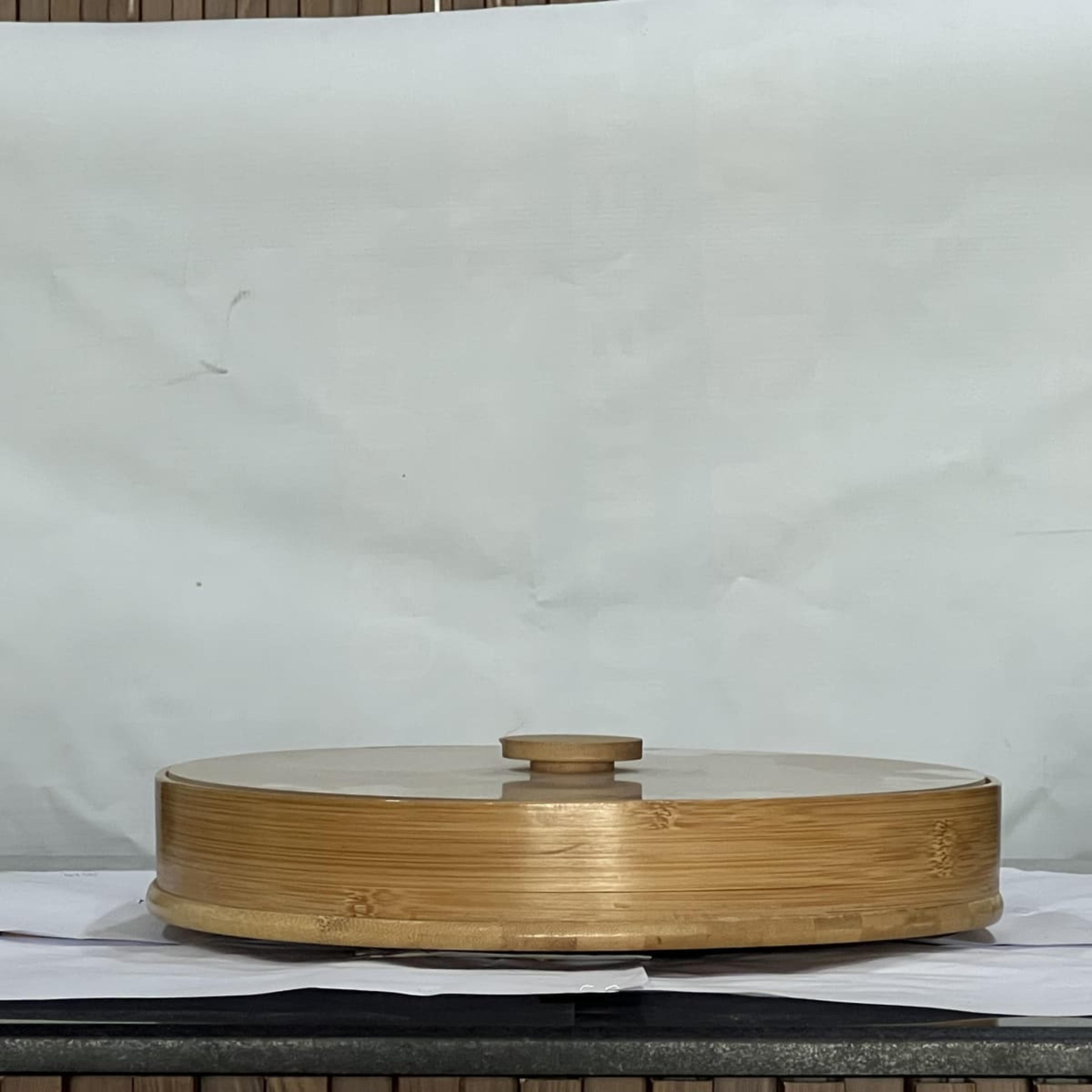 Revolving Dry Fruit Tray Round
