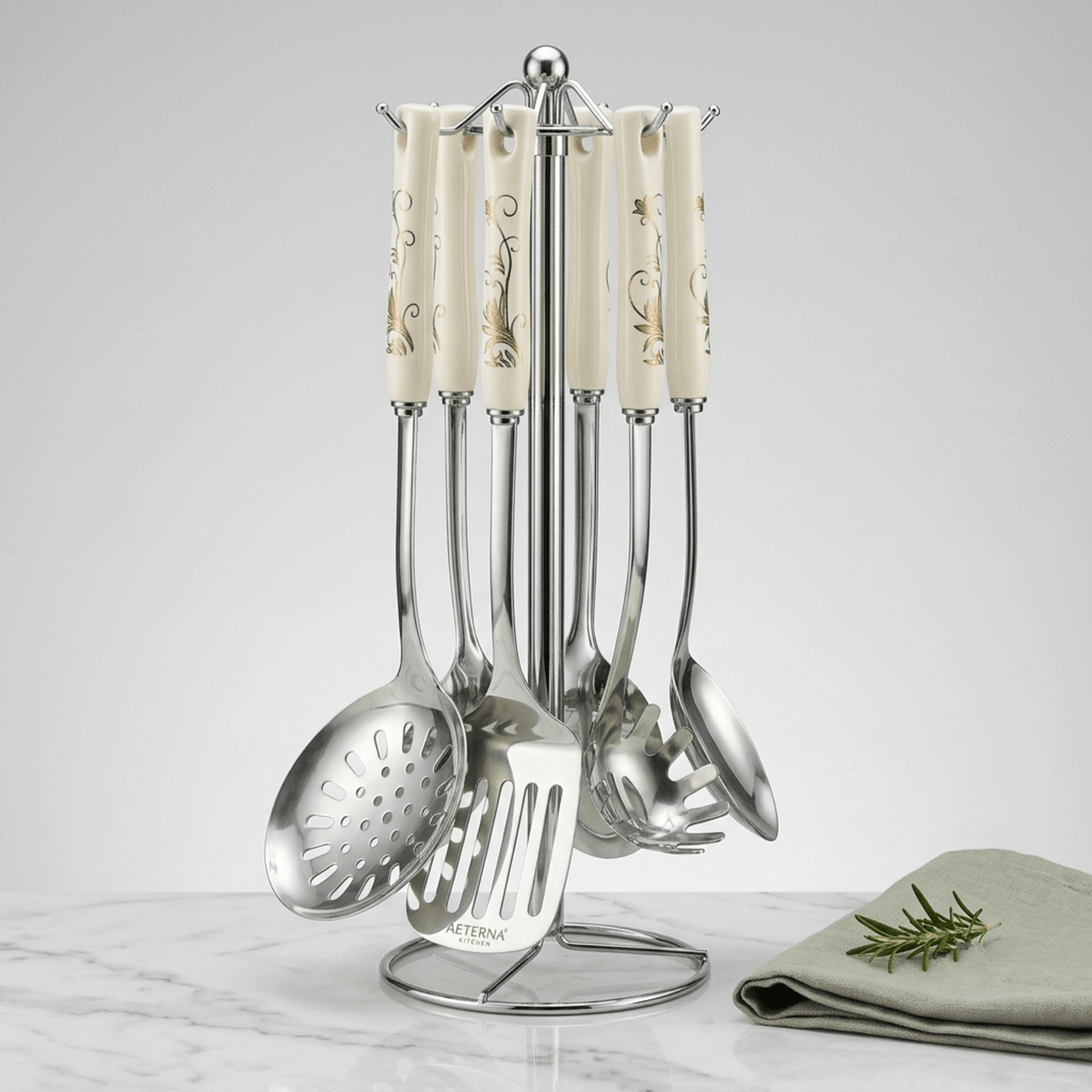 Kitchen Set Marble 7Pc