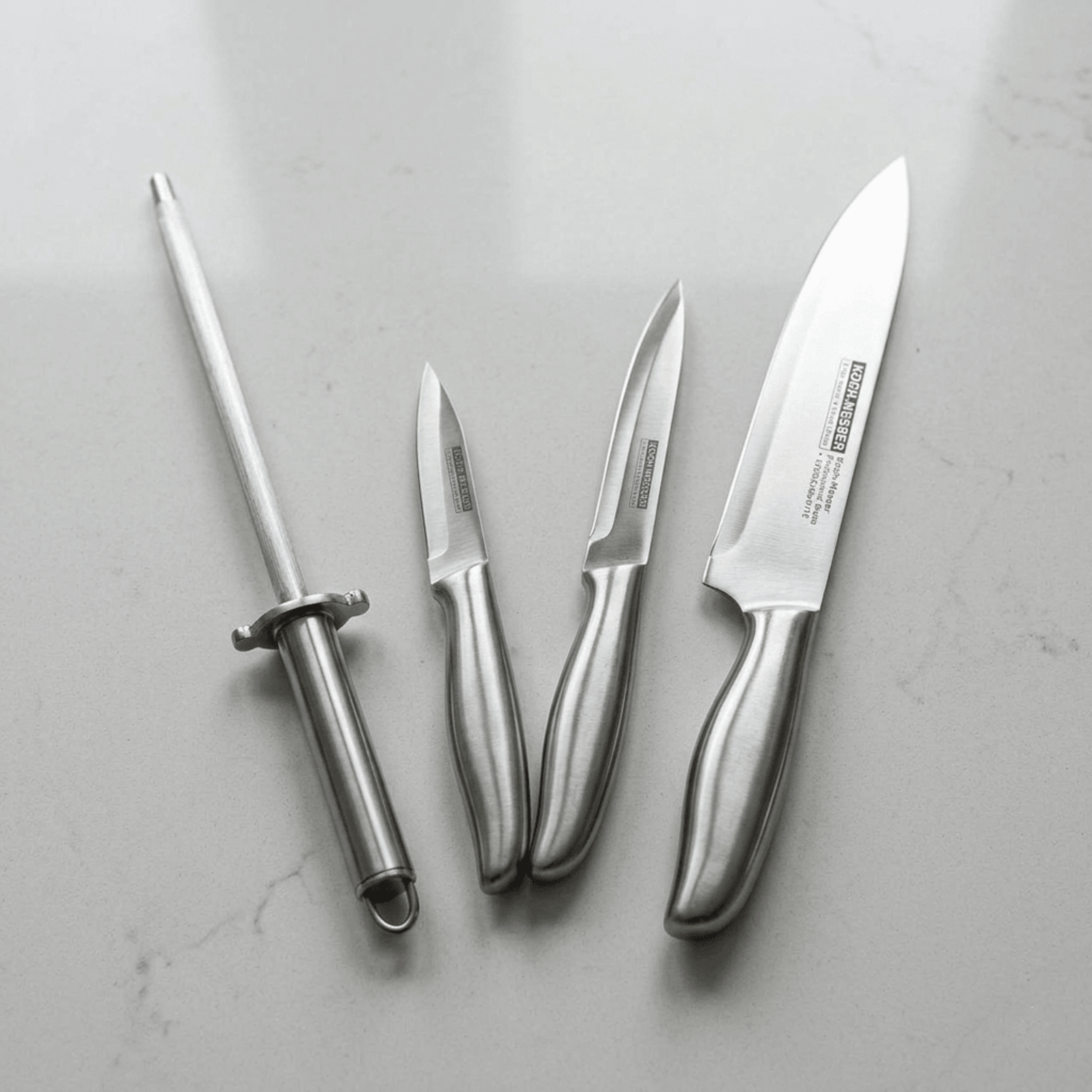 Knife Set Wood Board Patta