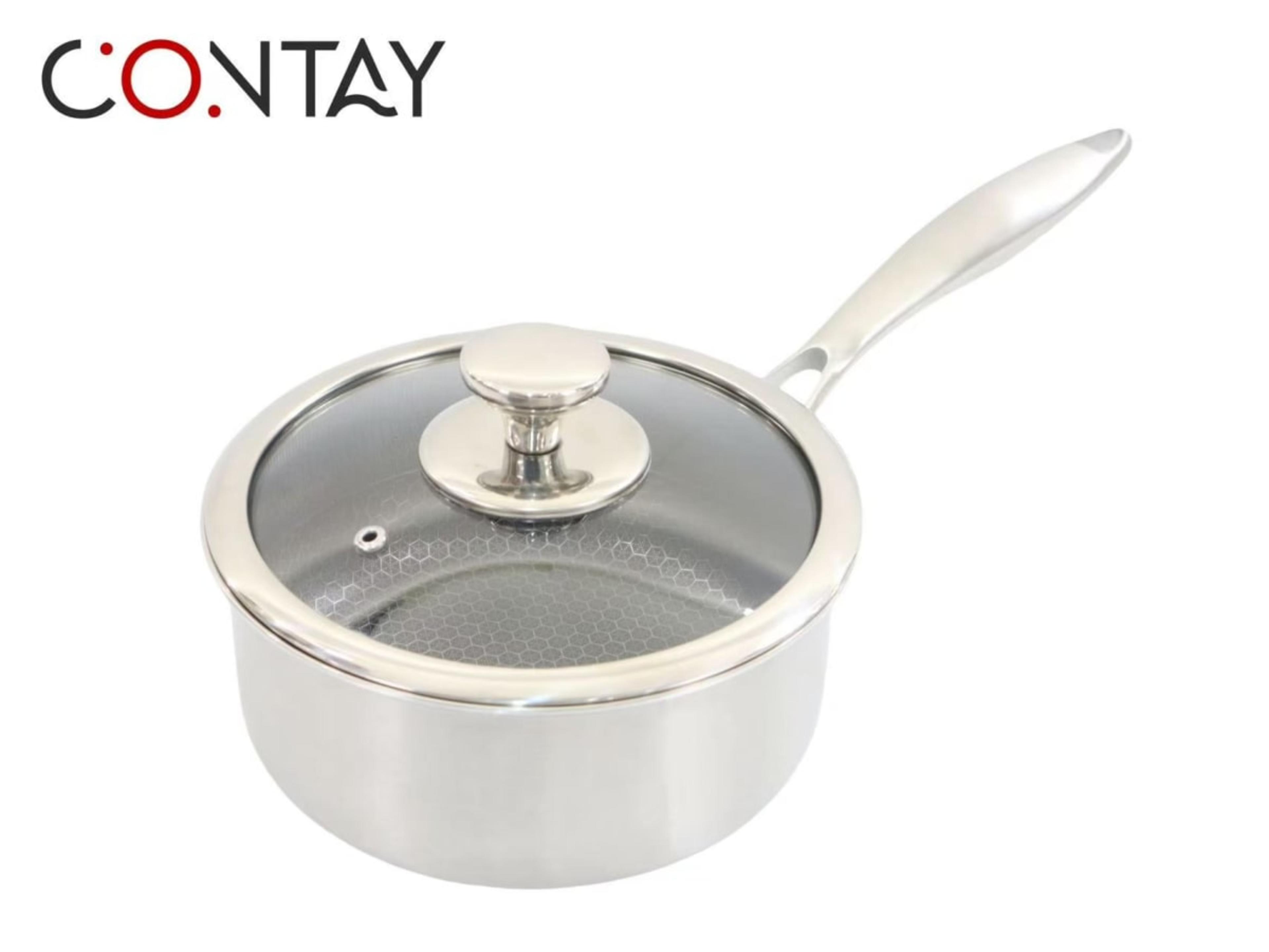 Sauce Pan Laser Coating with Lid 18cm 104021-18