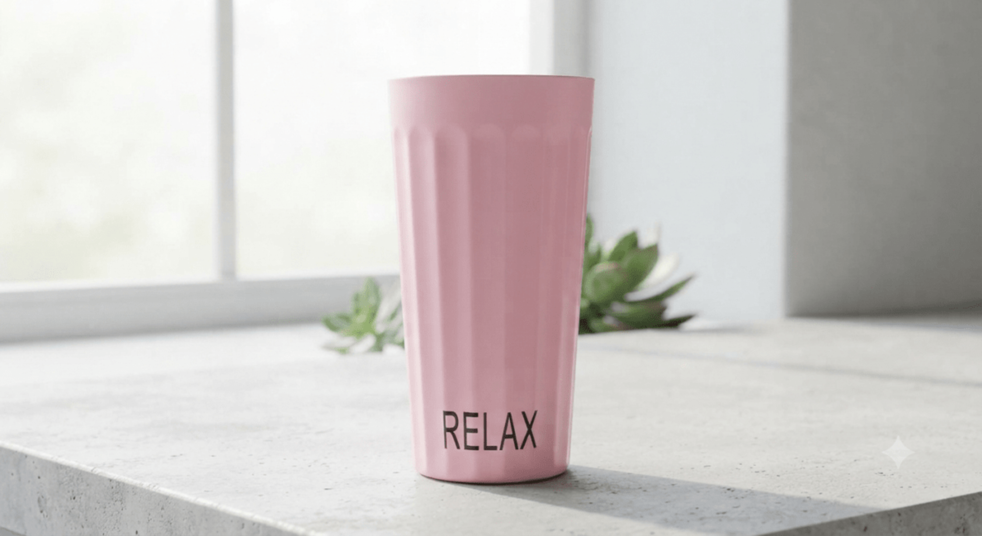 Mug Coffee Steel 400Ml Relax Logo