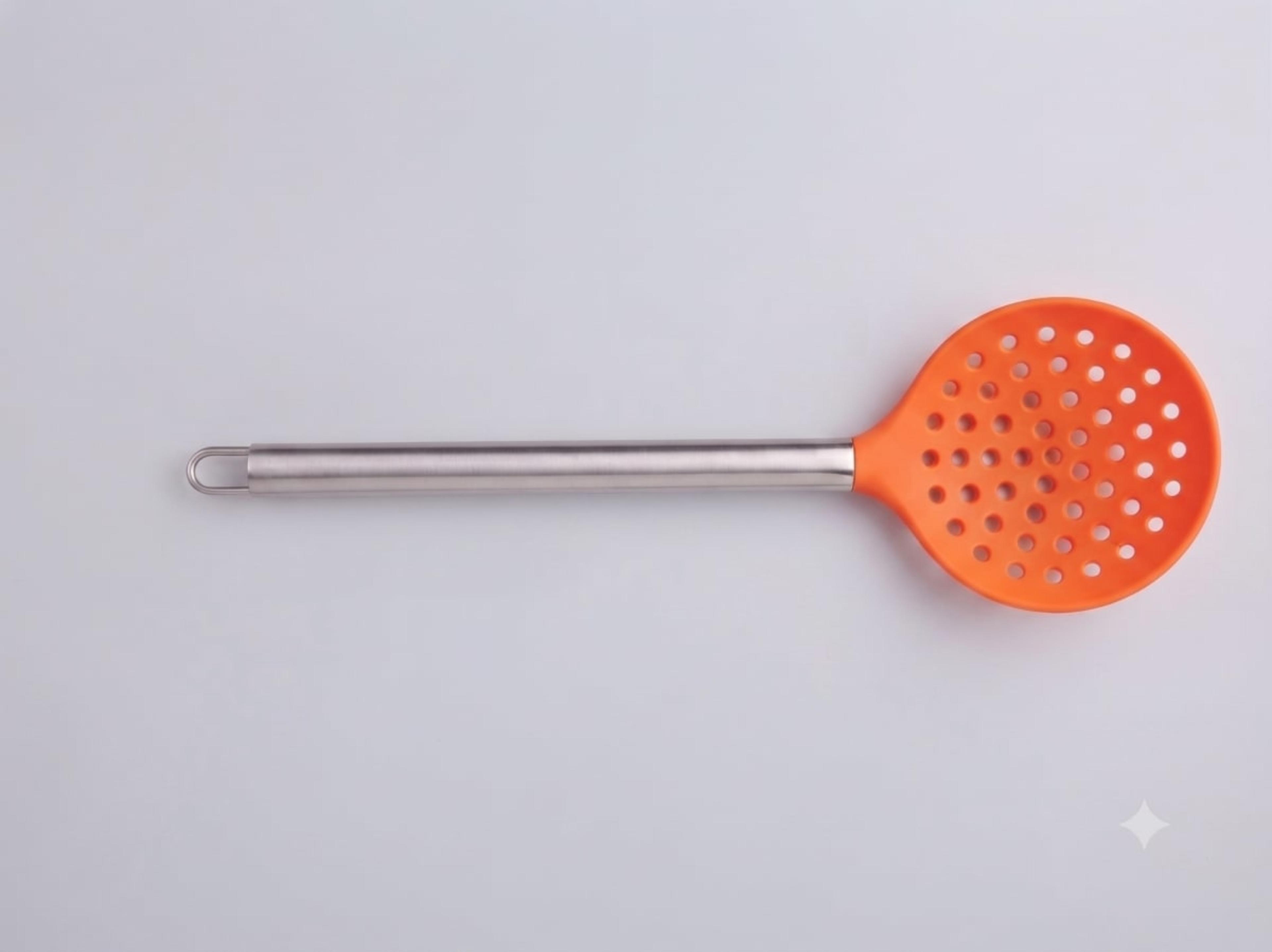 Silicon Spoon Kitchen Steel Handle