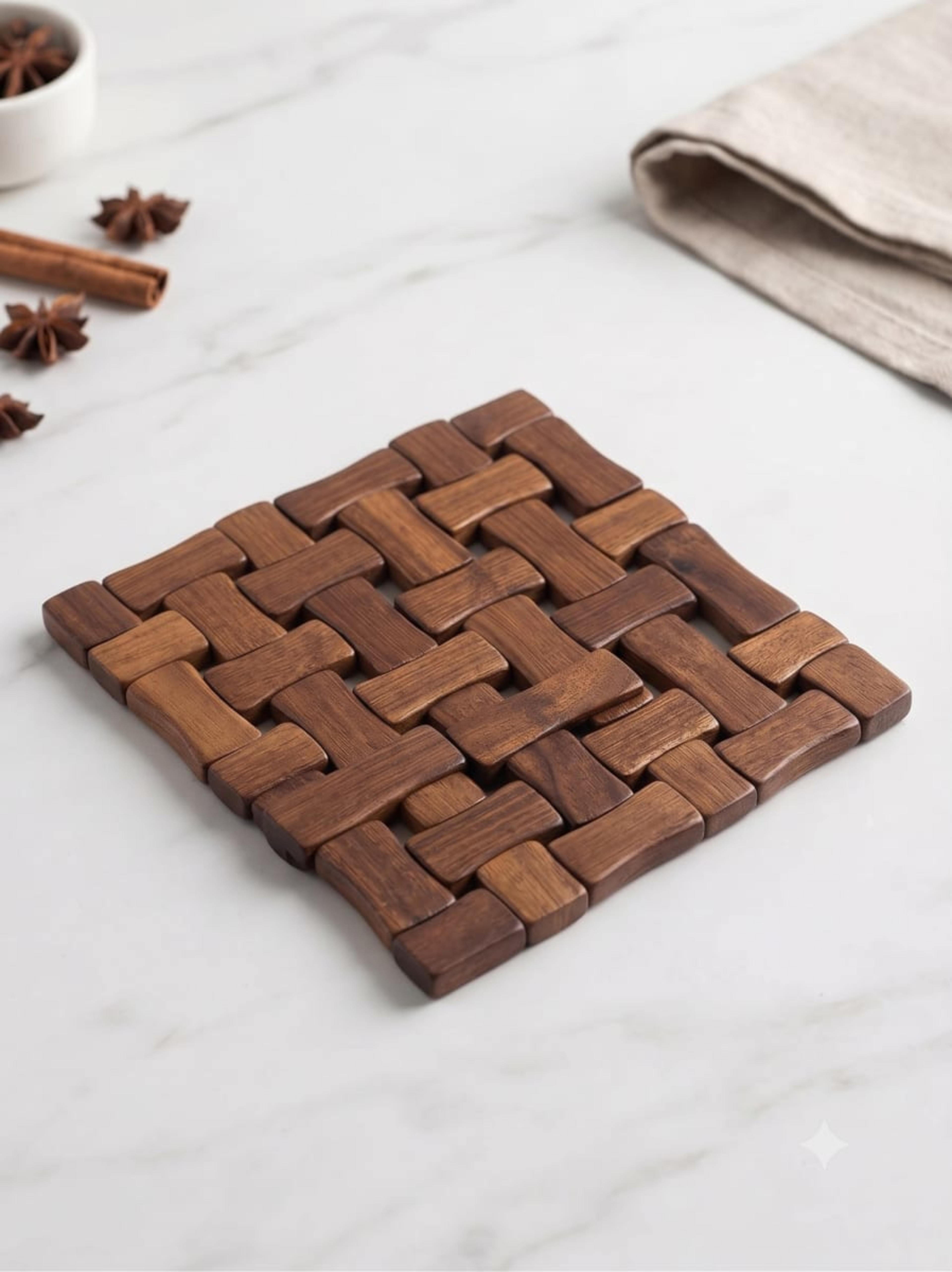 Table Mat Wood Small