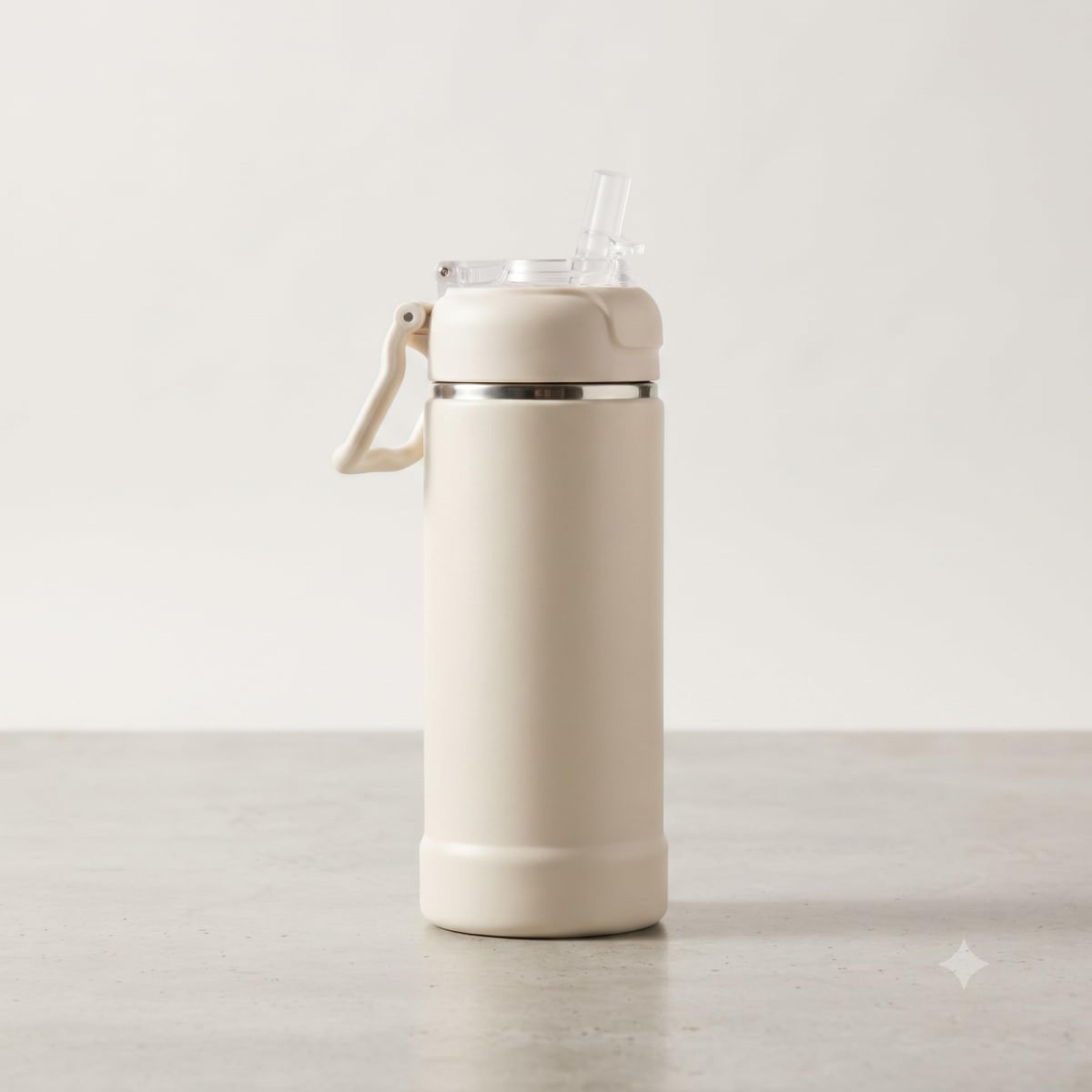 Water Bottle Steel 750Ml Rectangle