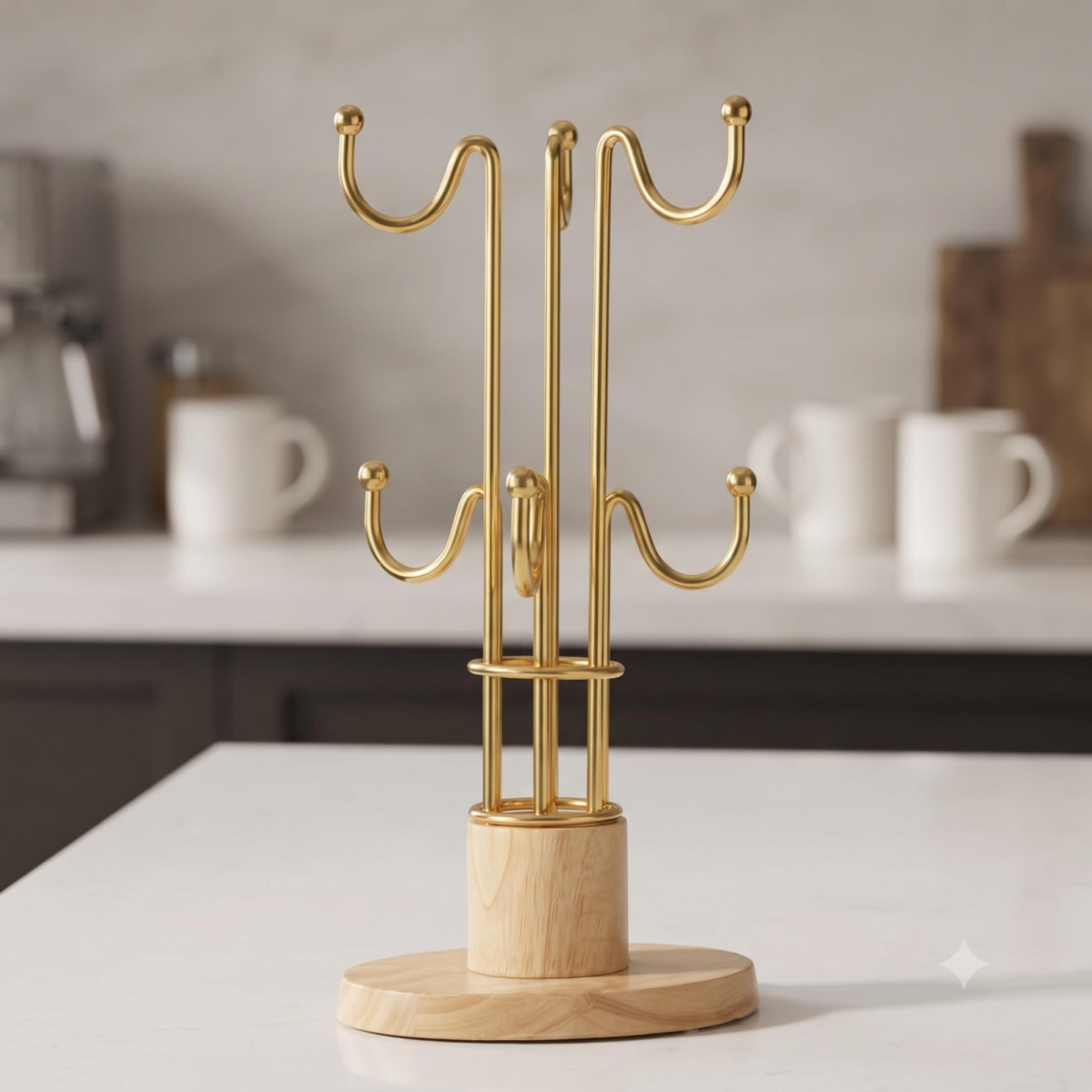Mug Stand Golden