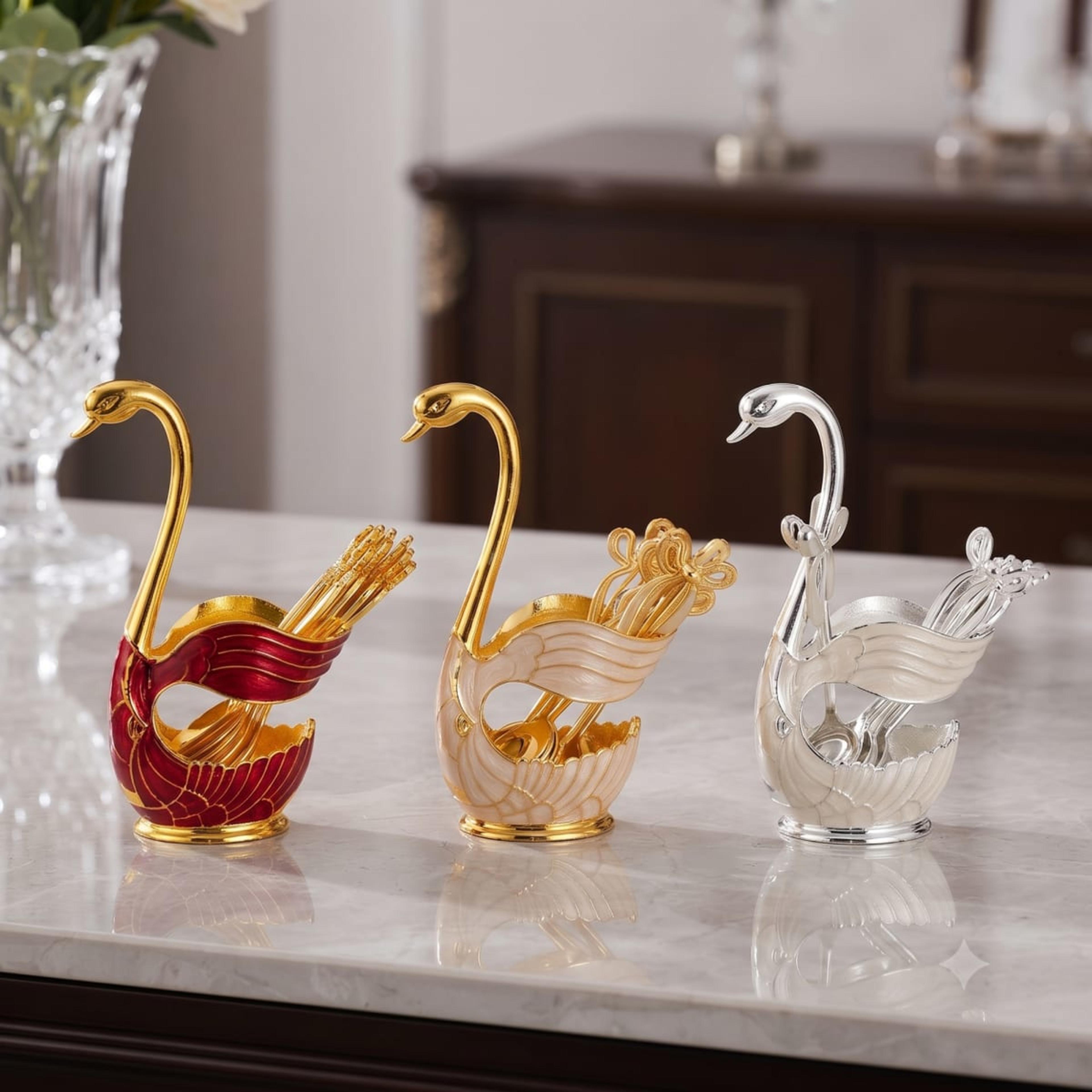 Duck Spoon Small Silver/Golden