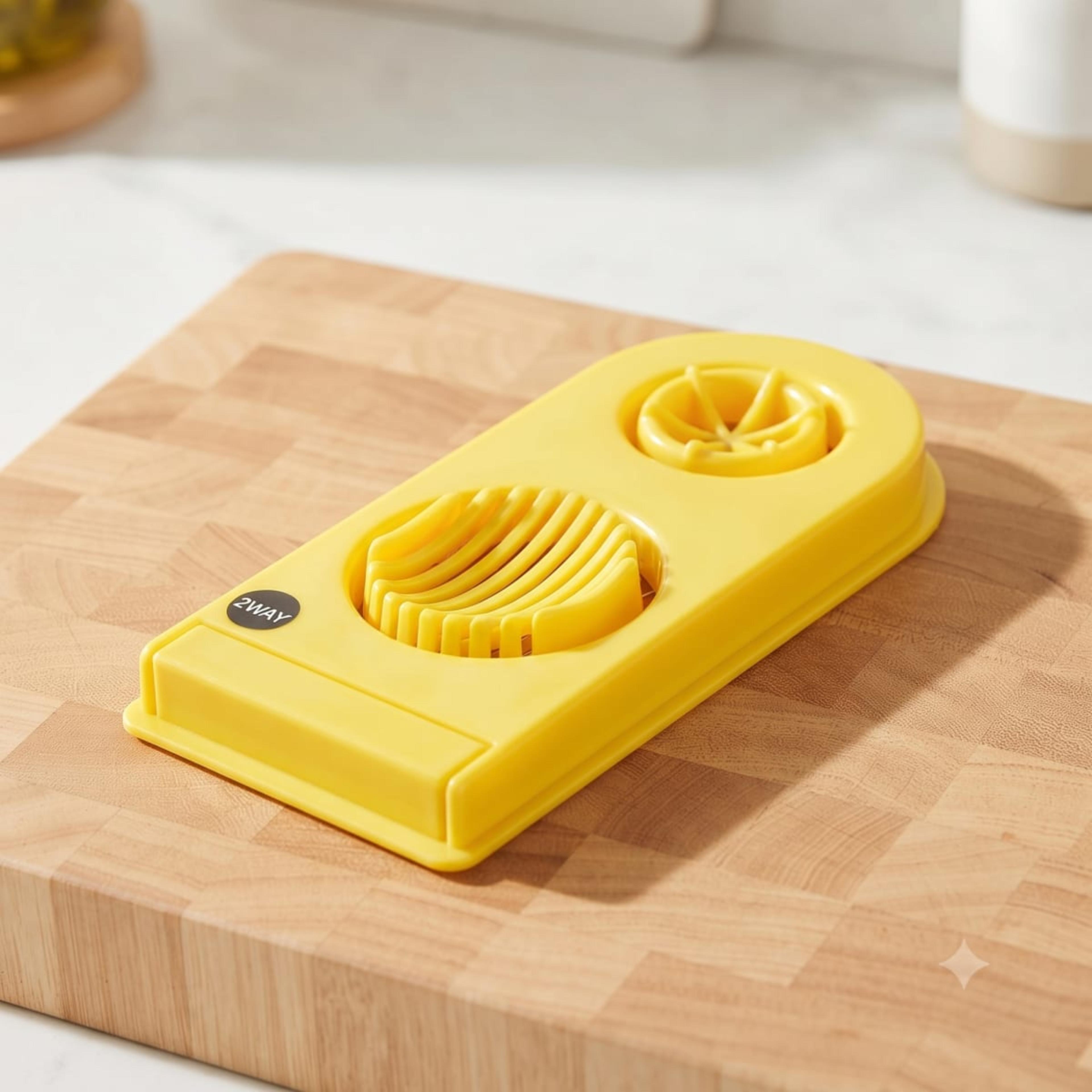 Egg Cutter 2-in-1 Plastic