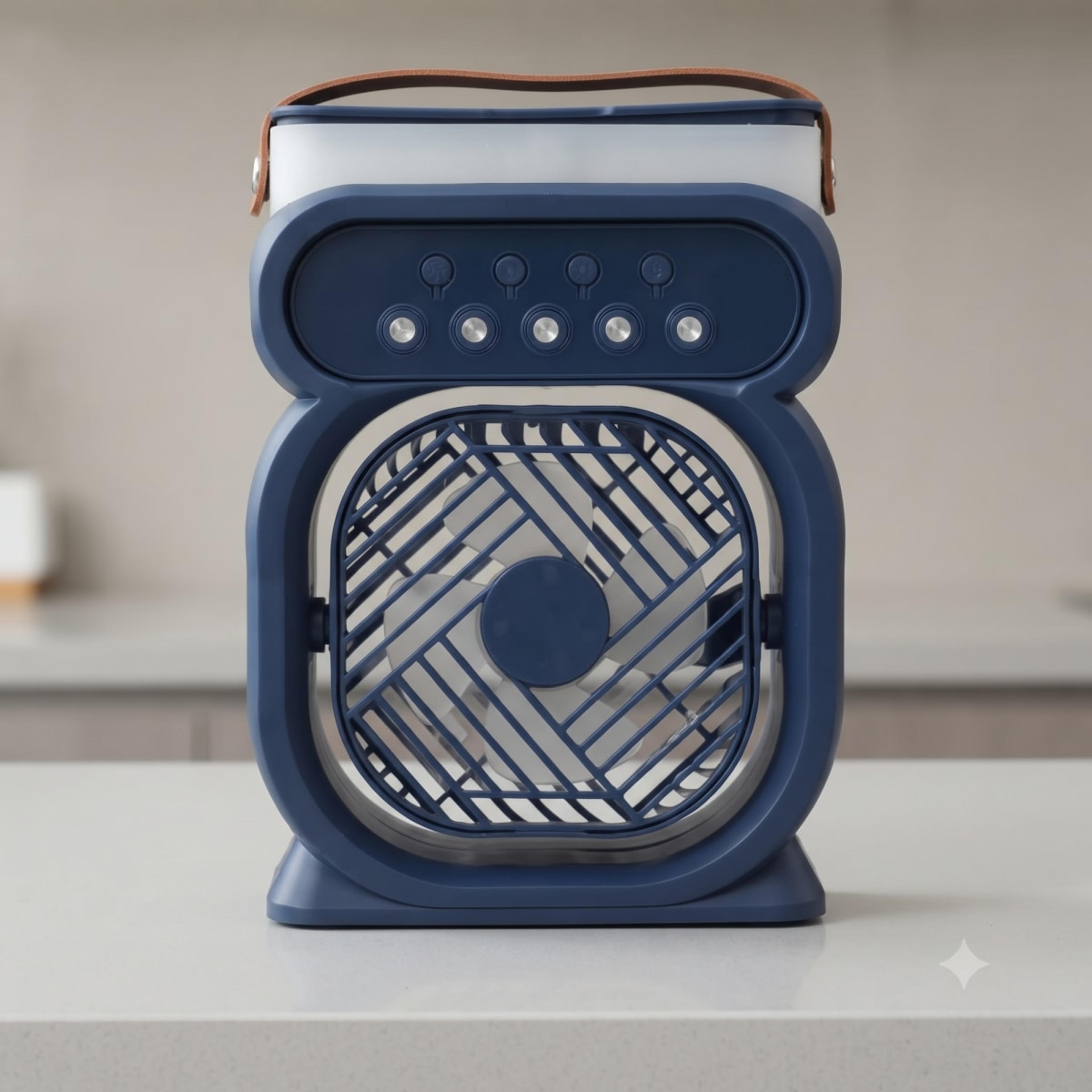 Fan New Square Power Bank Electric