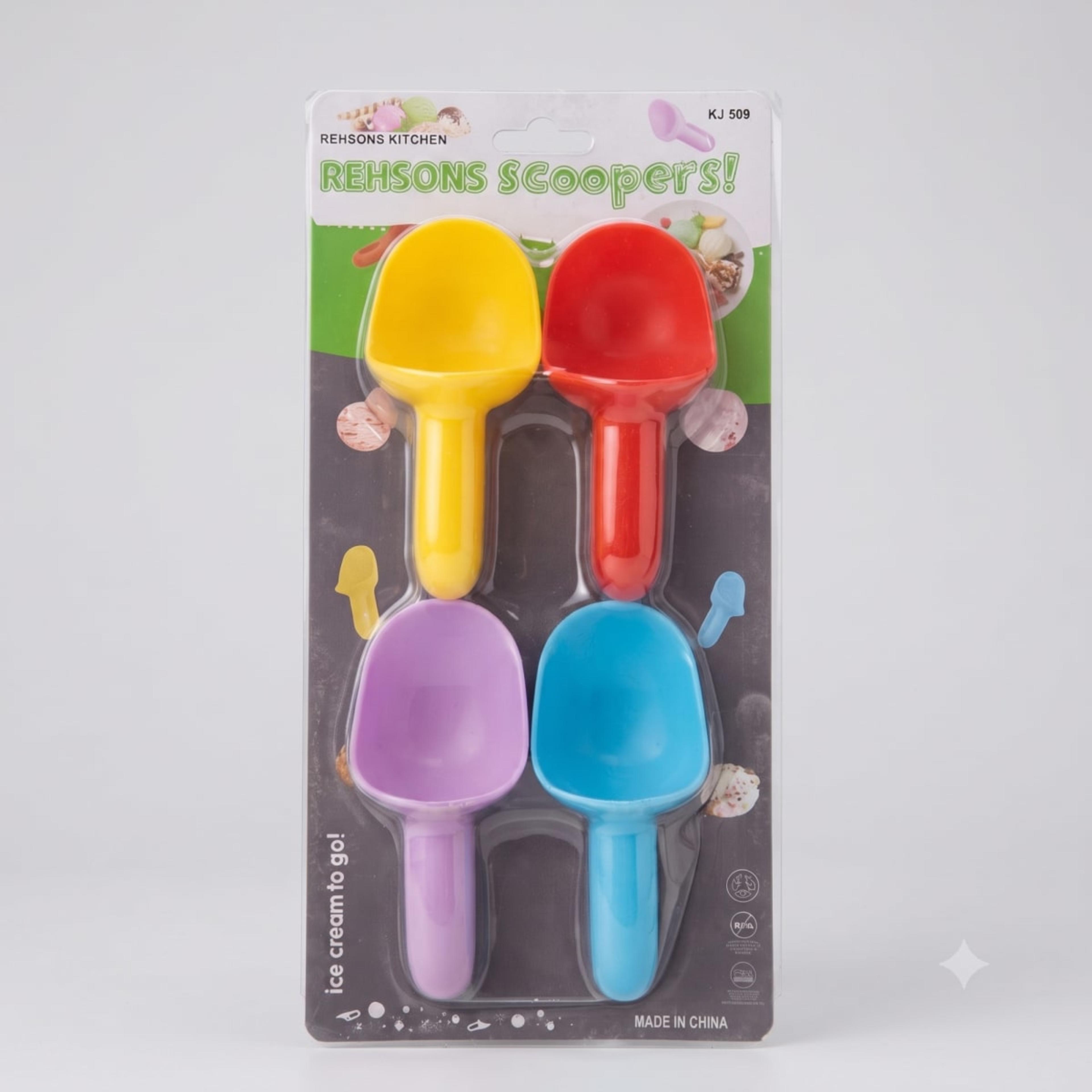 Ice Cream Spoon Scoop 4Pc