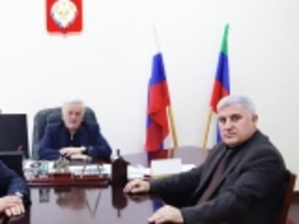 Глава Гумбета Галип Галипов встретился с представителями Российской телевизионной и радиовещательной сети