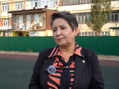 В школе N° 18 г Дербента установлен забор в целях антитеррористической безопасности