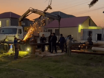 Возобновление подачи газа в Редукторном поселке Махачкалы