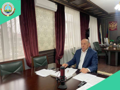Глава Бабаюртовского района принял участие в работе заседания Оперативного штаба РД в режиме ВКС под руководством Сергея Меликова