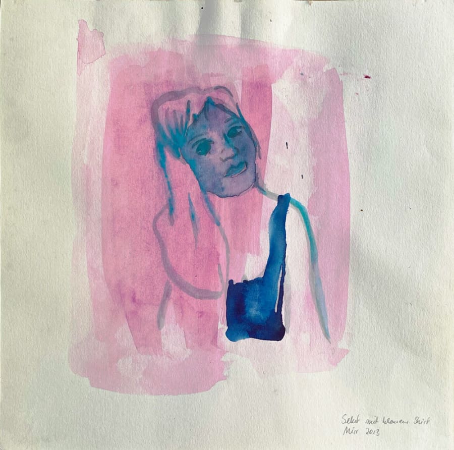 Selbst Rosa Blau sinnend
