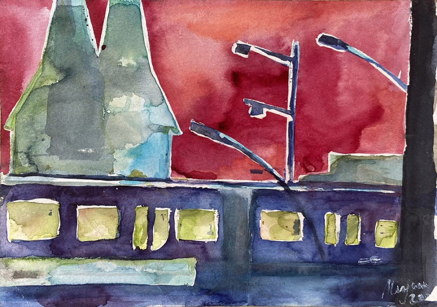 Berlin By Train, Abenddämmerung
