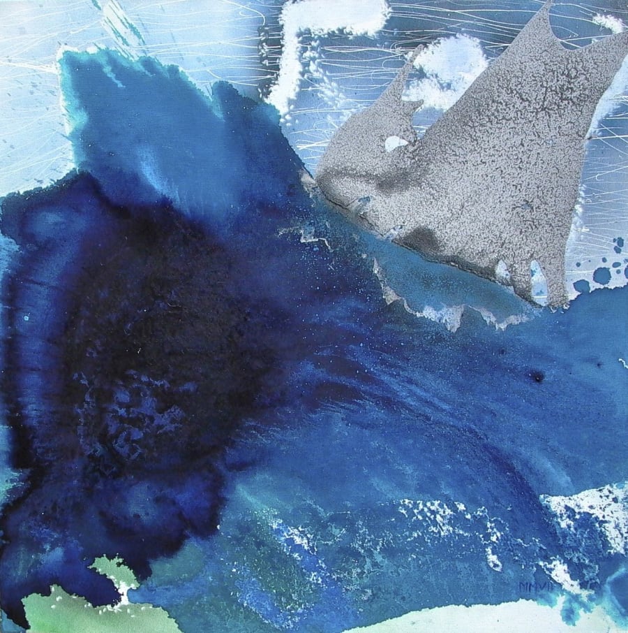 Schüttung BG VII 2007 Öl+Mischt.Baumwolle 100x100cm Bild 5 von 9.jpg"