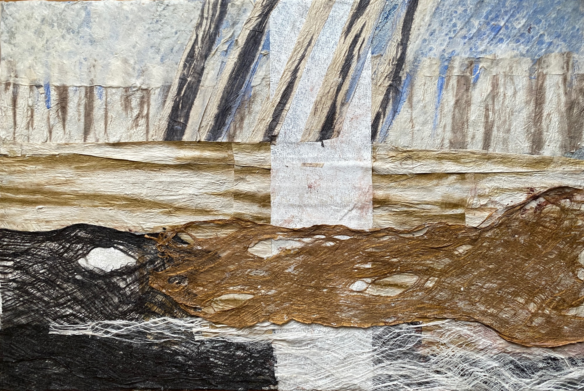 „Horizontfragmente – Berliner Winter" Abstrakt I