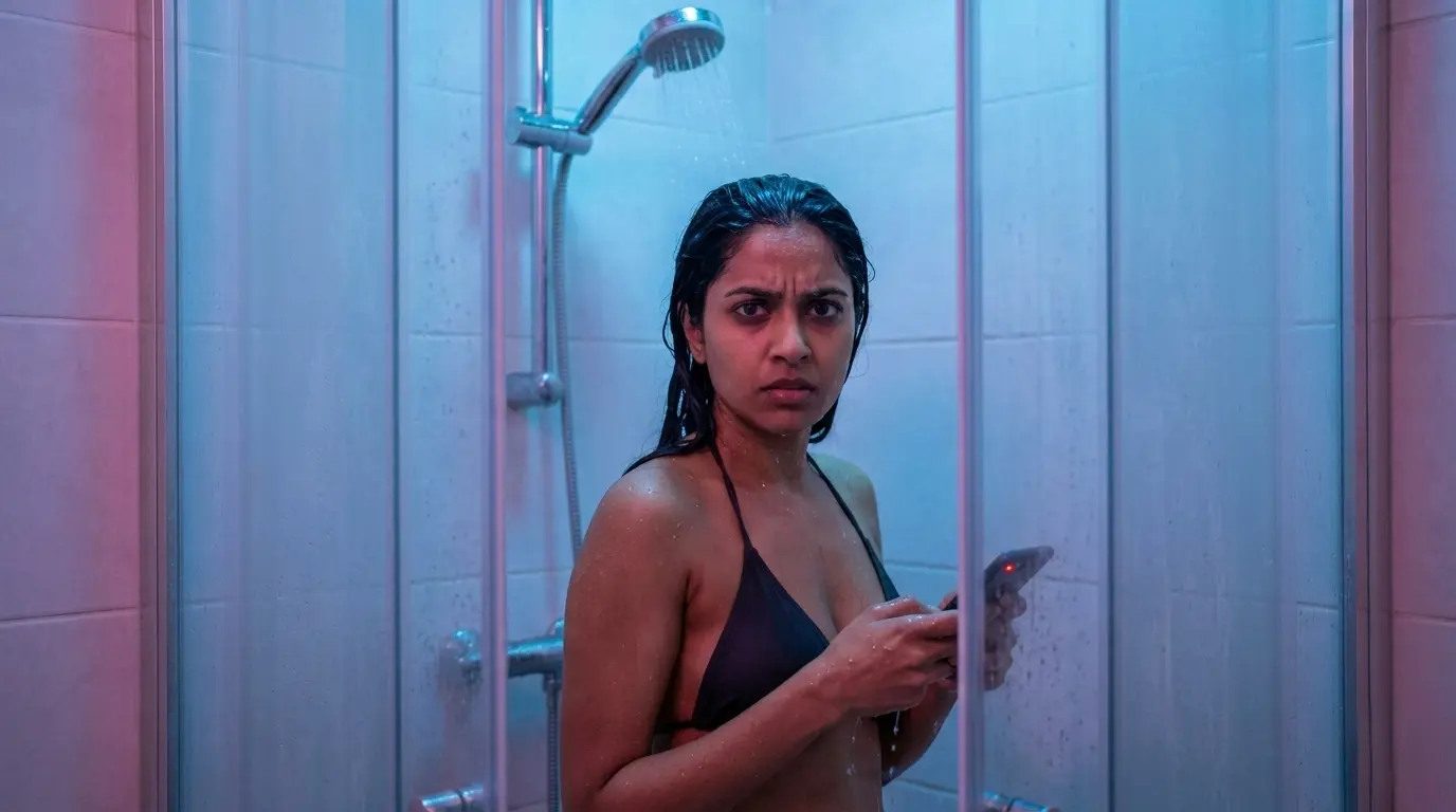 Priya Bhabhi Caught Me Recording Her in Shower – Now She Owns Me Forever
