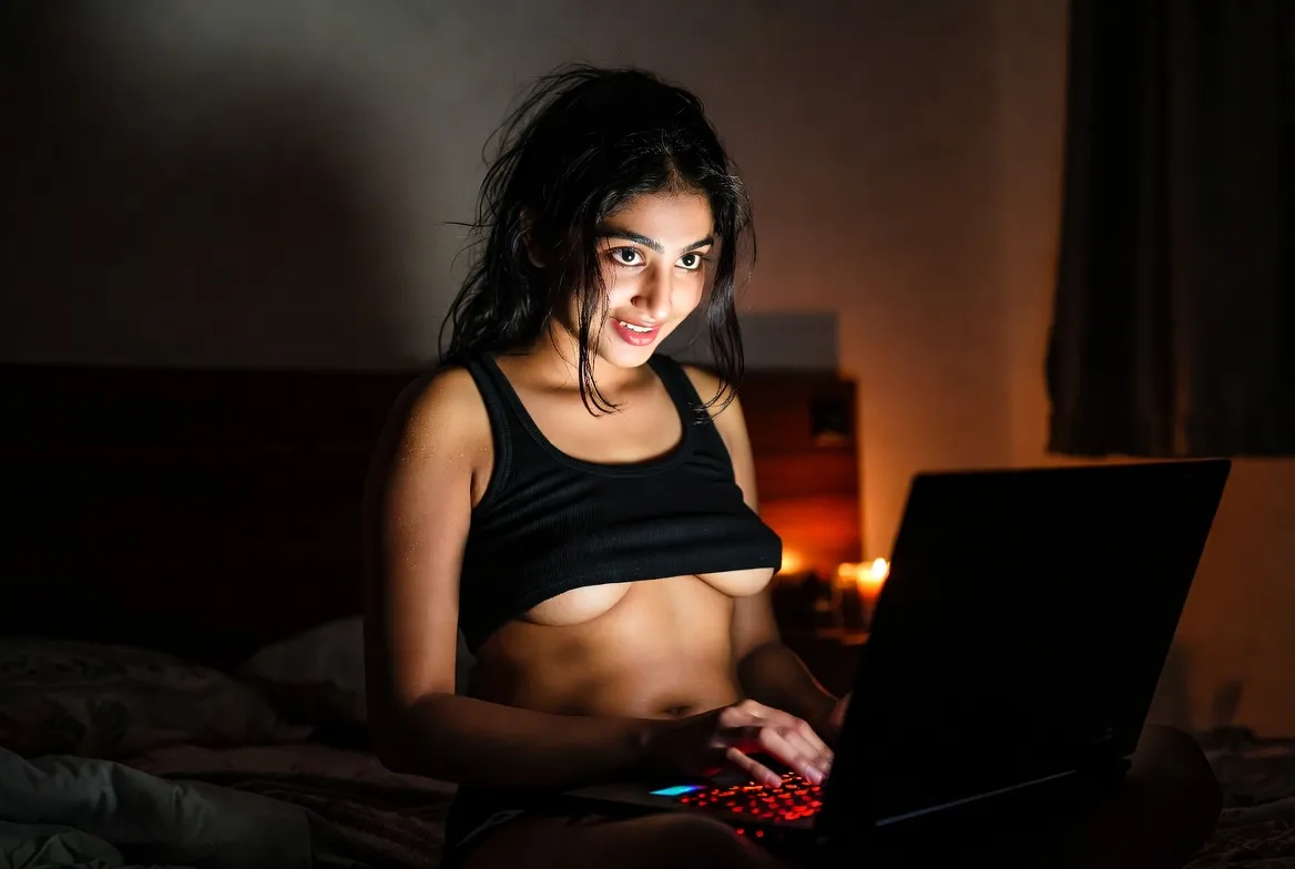 Sanya’s Naughty Gaming Night – The Fun-Loving Daughter Gets Fucked by Papa During a Late-Night Session