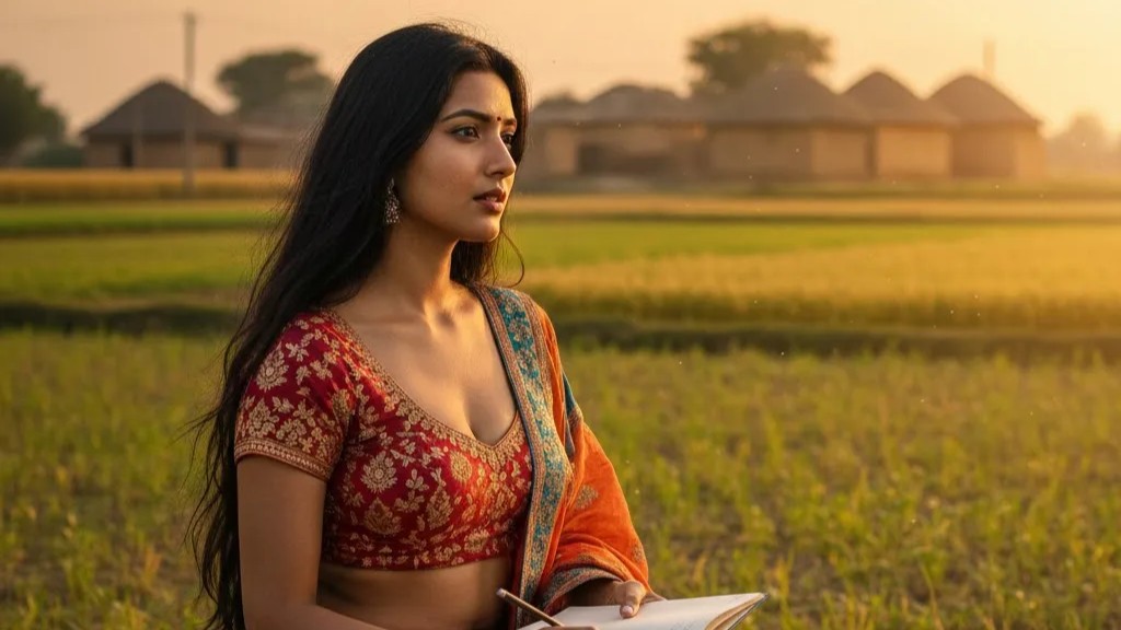 Aisha’s Colors of Desire – The Creative Jaipur Village Girl’s Wild Gaon Ki Chudai