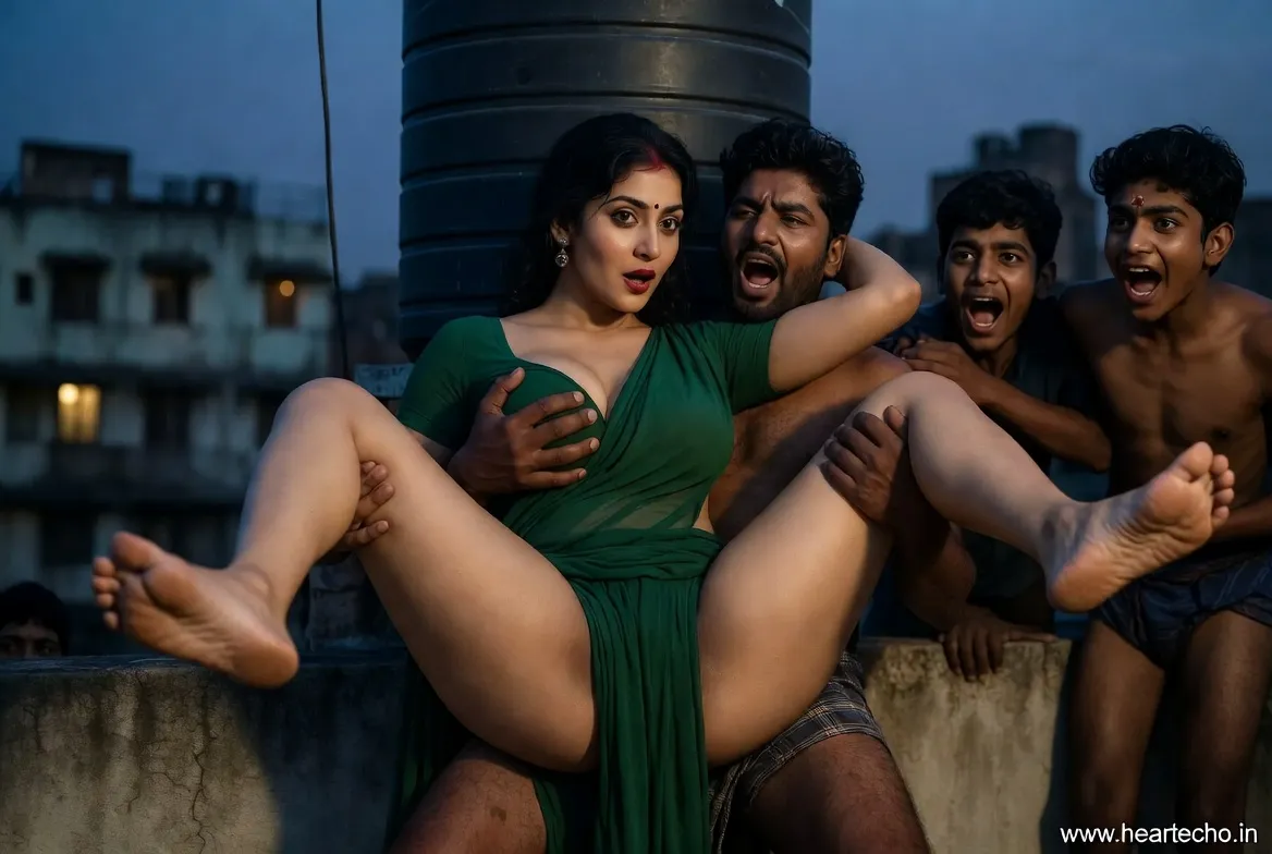 Mumbai Chawl Ki Garam Housewife Priya Ka Secret Affair: Drunk Aashiq Ke Saath Terrace Par Rozana Wild Chudai Aur Voyeur Bacchon Ki Nazar!