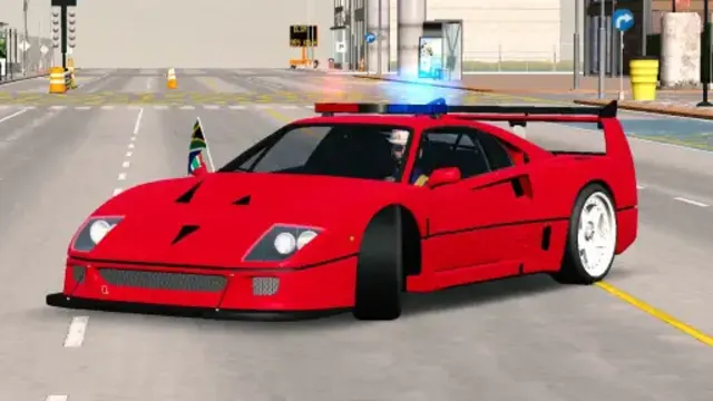 Ferrari F40 COMPETITION POLICE car