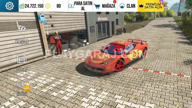 Şimşek McQueen arabası
