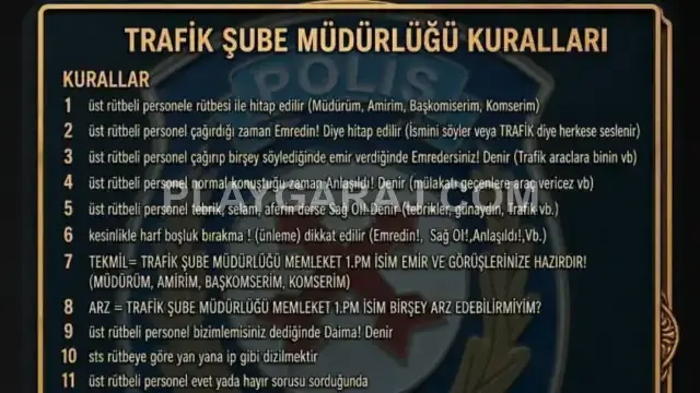 TRAFİK POLİSİ KLANINA ADAM ARANIYOR