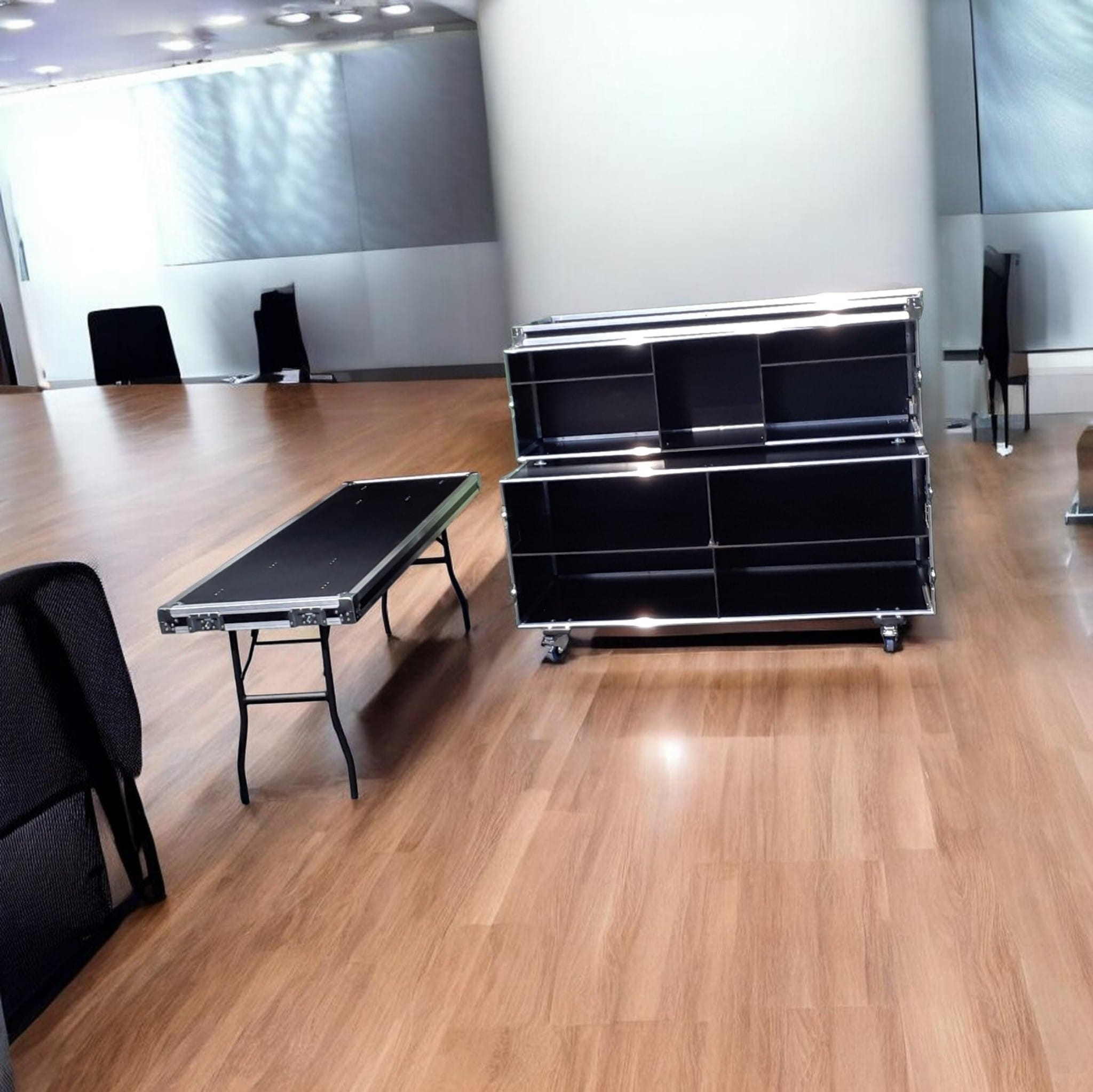 Réalisation Mobilier stand salon merchandising