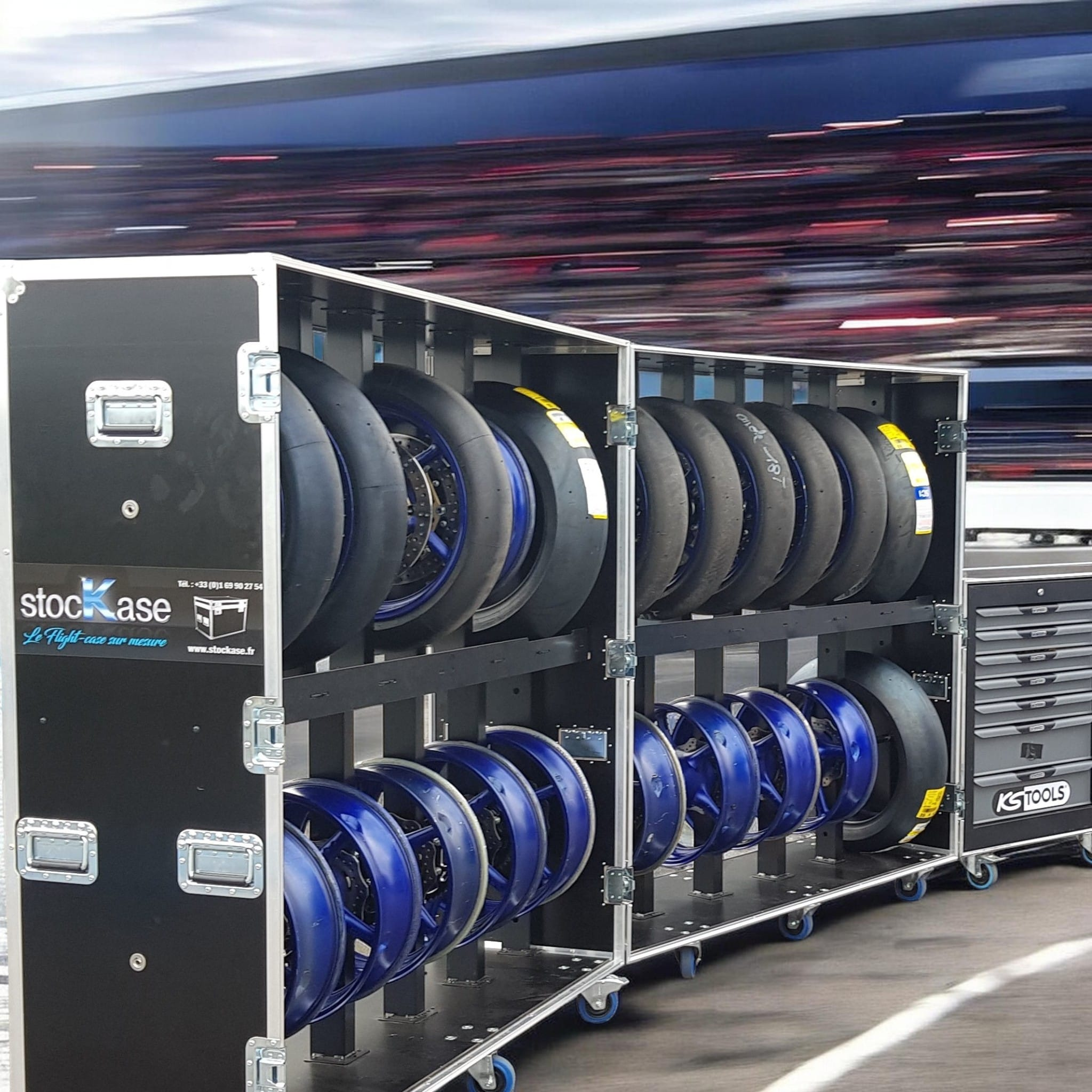 Réalisation Rack support racing sport moto