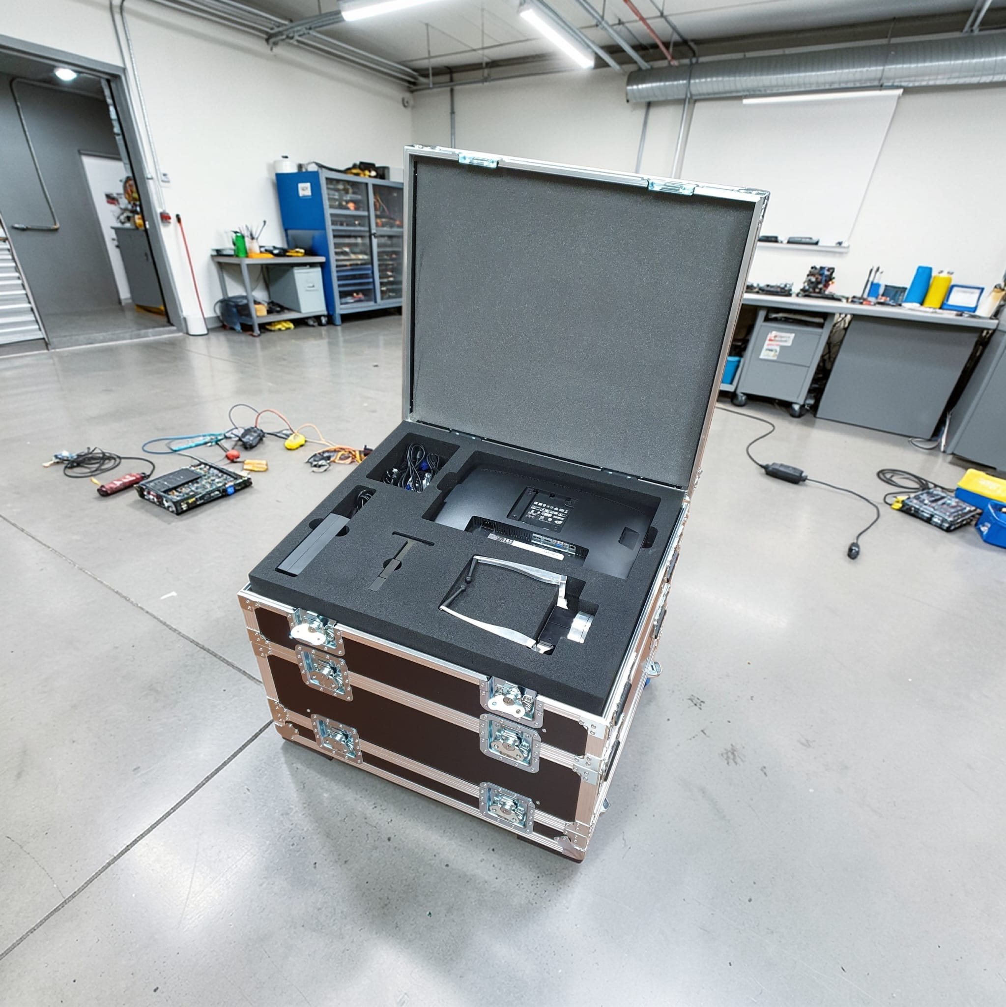 Réalisation Meuble industriel multi layers