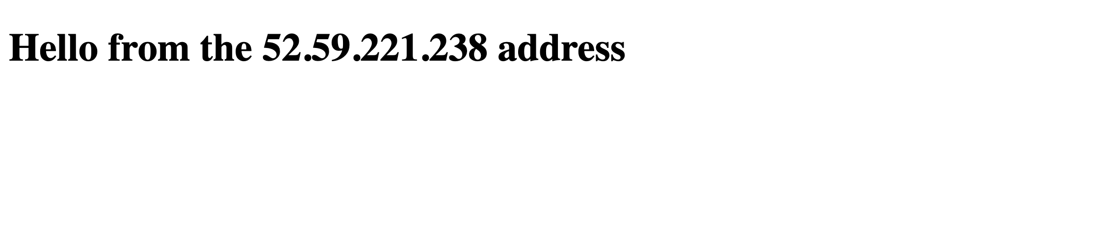 public EC2 http access on browser