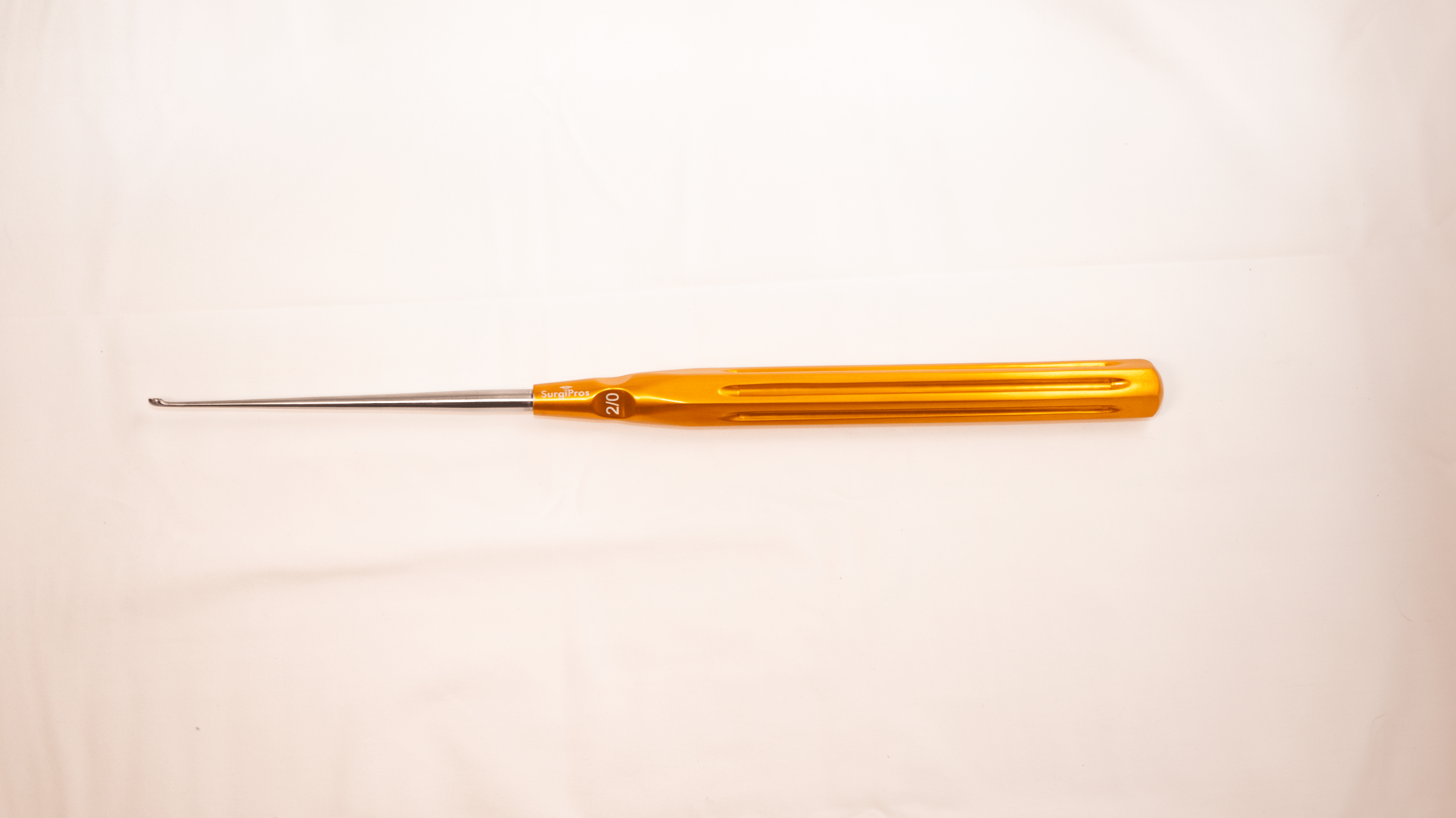 6-0 CERVICAL CURETTE STRAIGHT 13 3/4" RED