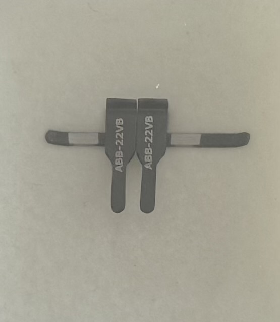 ABB22VB Approximator Clamp, General Purpose, without Frame, 0.6-1.5mm Vessel diameter, Black