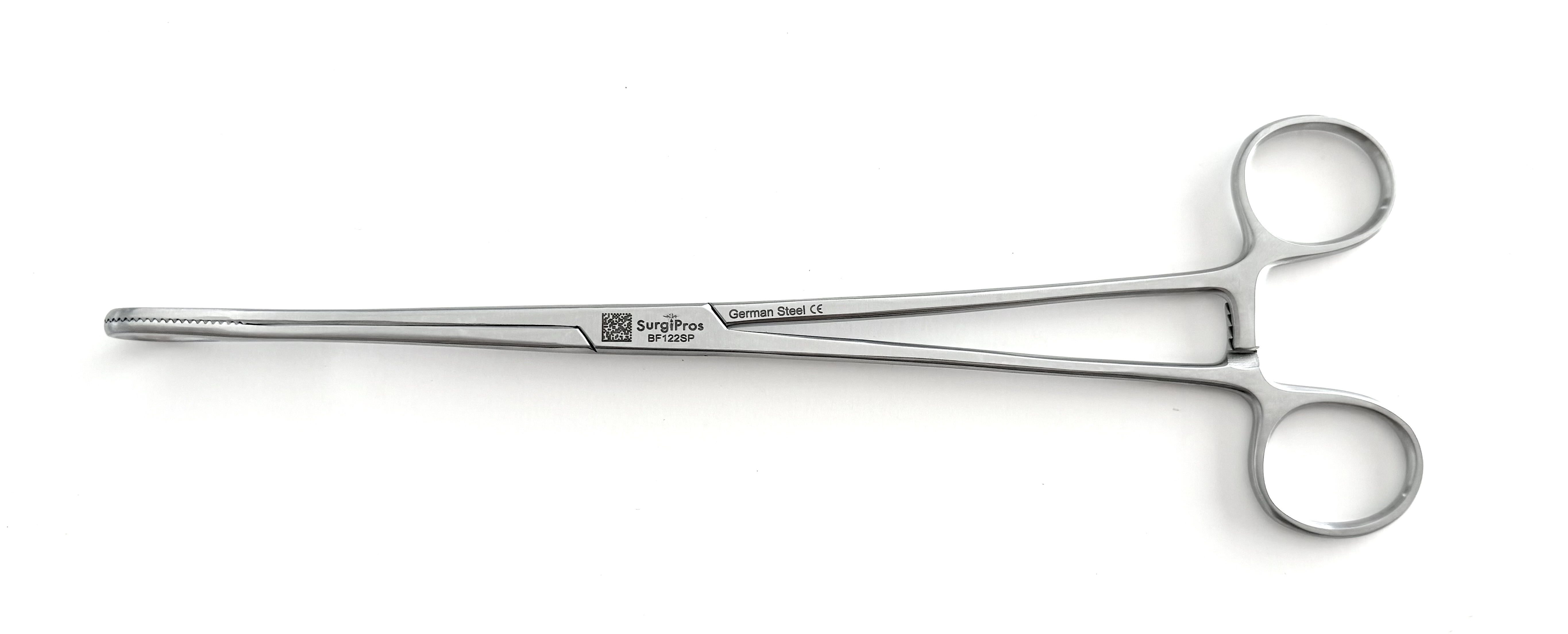FOERSTER SPONGE FORCEP SERRATED STR 10"