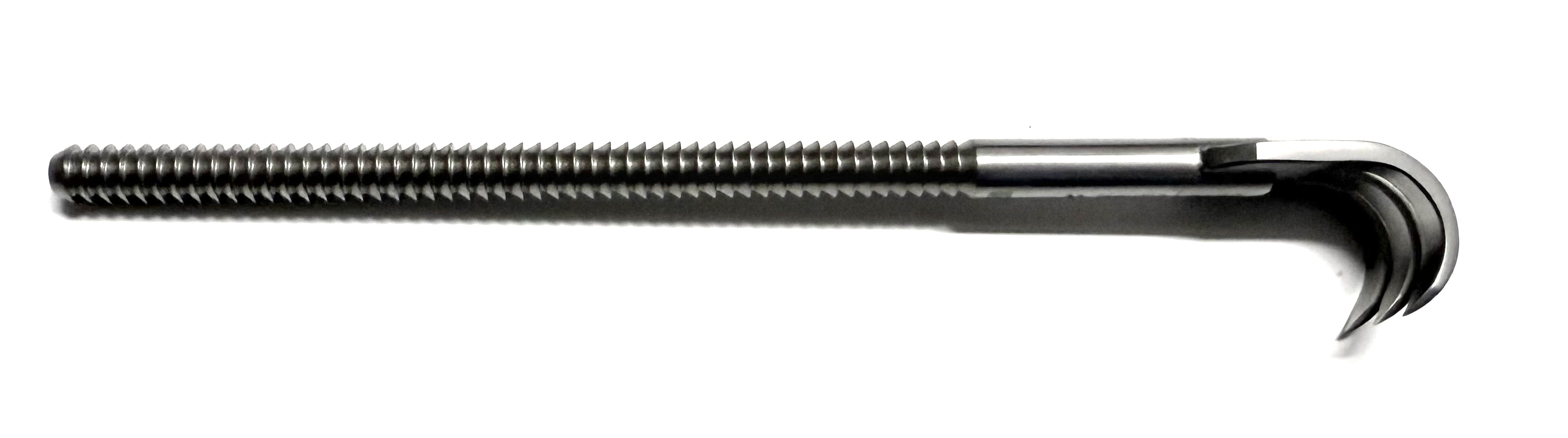 RAKE RETRACTOR BLADE 3 PRONGS 3/4 " D X 2/3 " W ROUND ROTATING GROOVES
