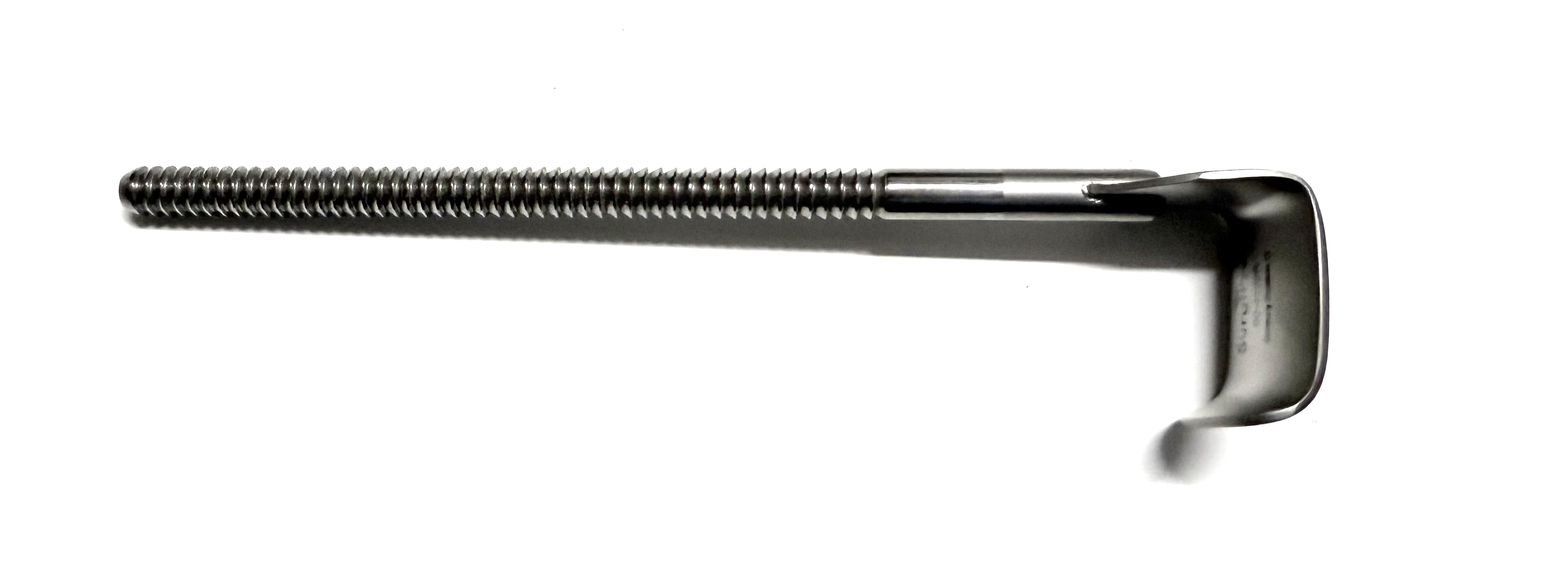 RICHARDSON RETRACTOR BLADE 1"X 1 1/4" ROUND GROOVES ROTATING