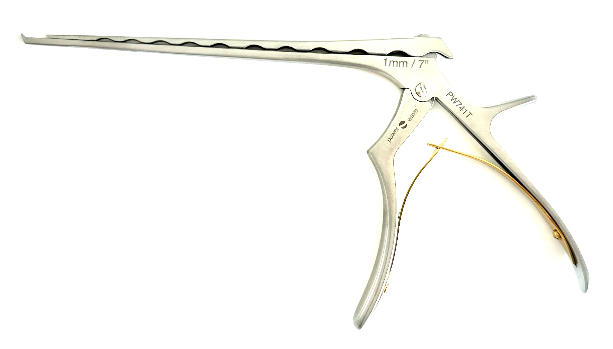 POWER WAVE 7" KERRISON RONGEUR; 40 DEGREE  UP 1MM 