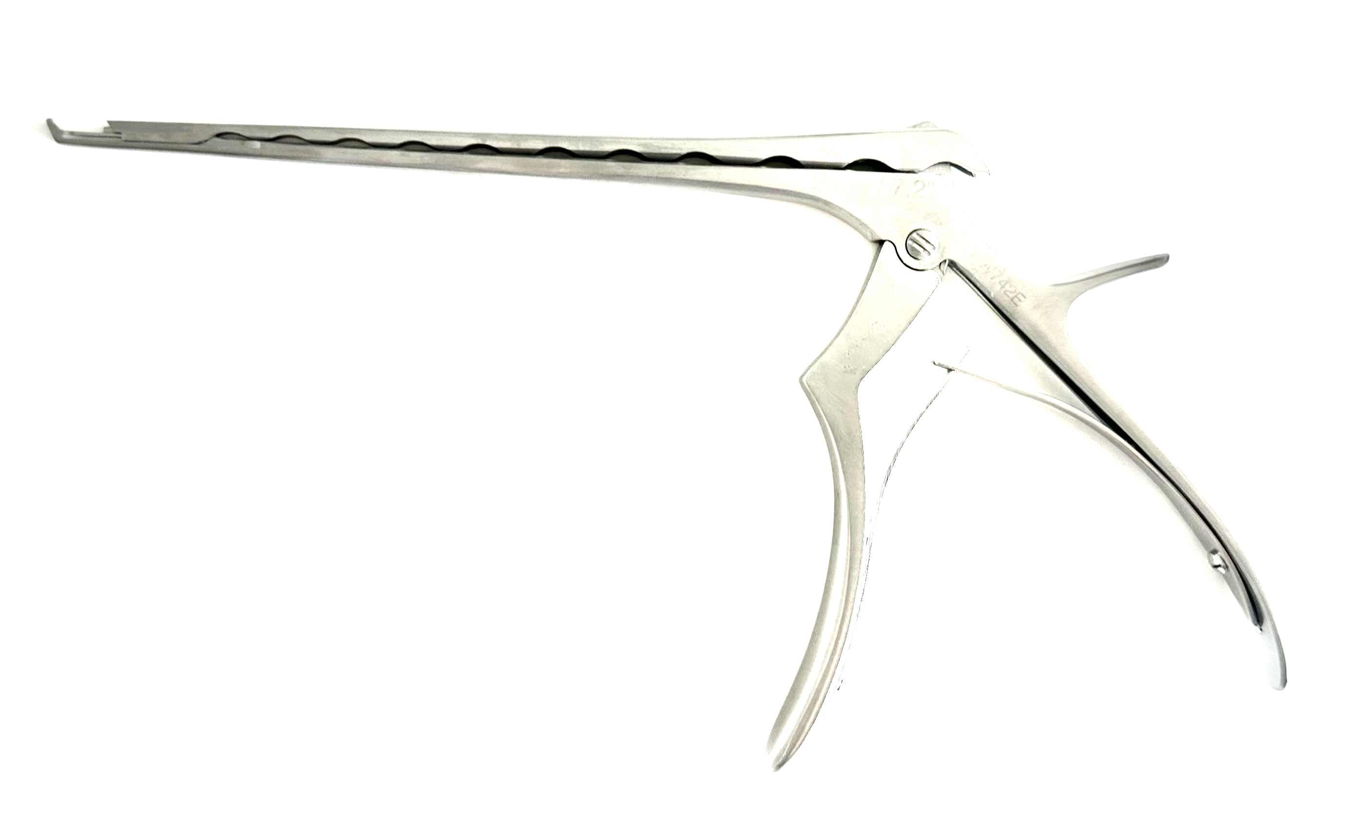 POWER WAVE 7" KERRISON RONGEUR; 40 DEGREE UP 2MM W/ EJECTOR THIN FOOTPLATE
