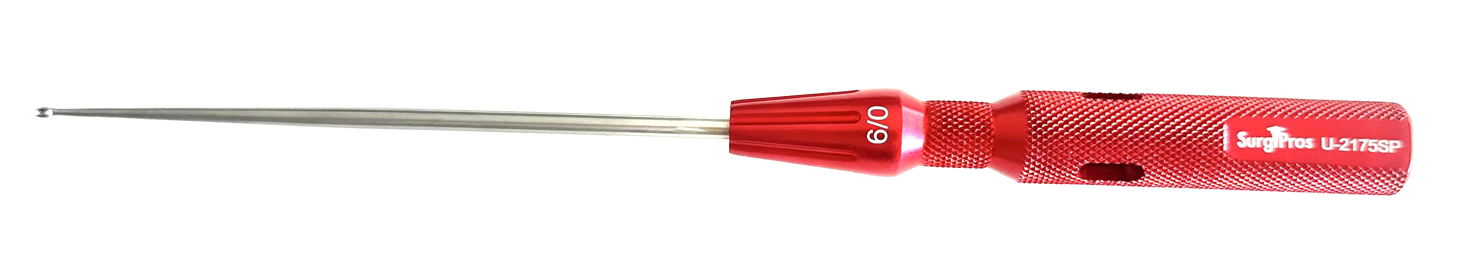MICRO CERVICAL CUR 000000 STR 9 1/4" RED
