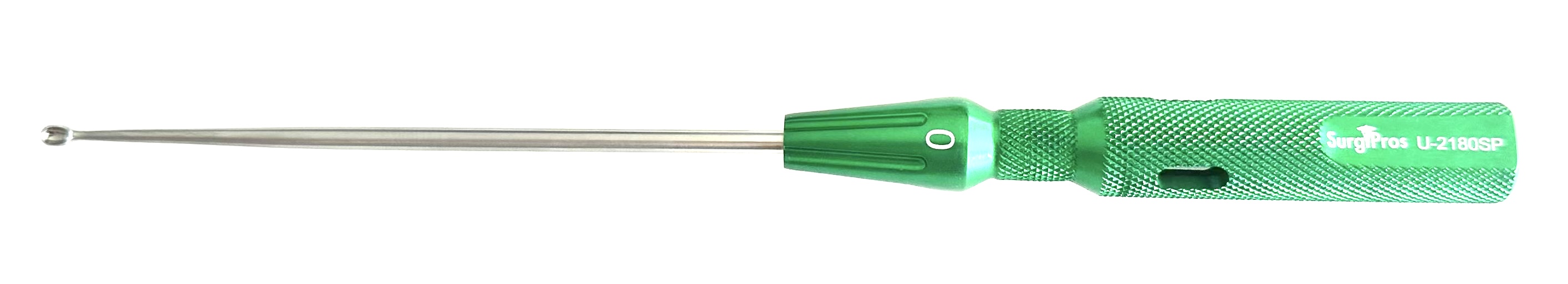 MICRO CERVICAL CUR 0 STR 9 1/4" GREEN