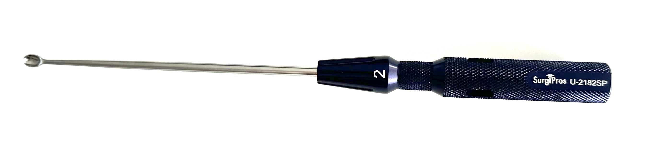 MICRO CERVICAL CUR 2 STR 9 1/4" BLUE