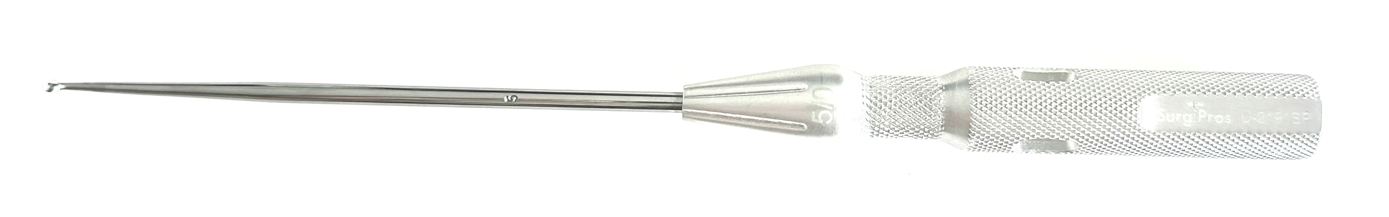 MICRO CERVICAL CUR 00000 ANG 9 1/4" SILVER