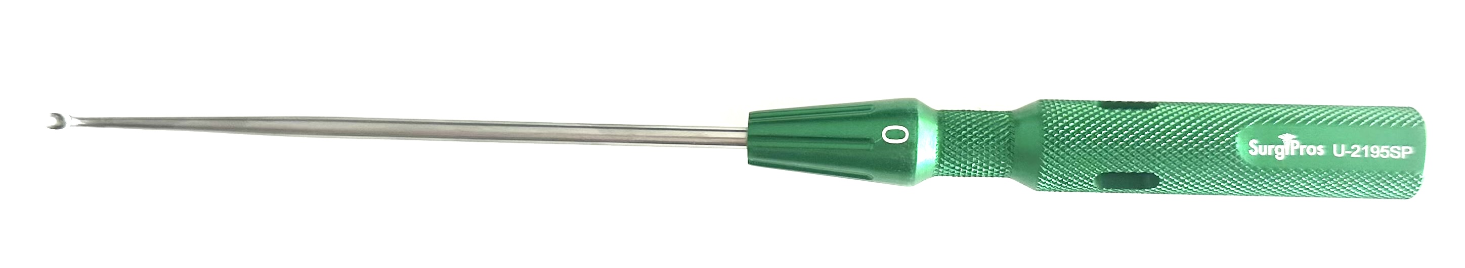 MICRO CERVICAL CUR 0 ANG 9 1/4" GREEN