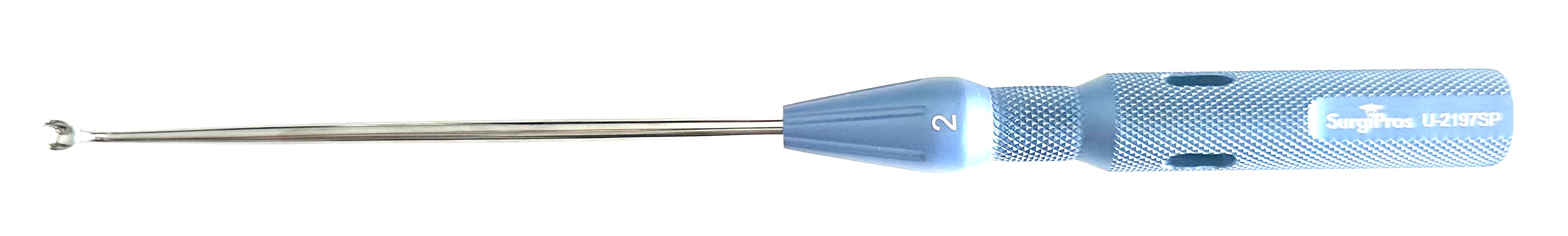 MICRO CERVICAL CUR 2 ANG 9 1/4" BLUE