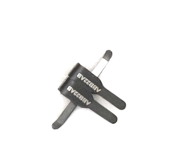 ABB22AB Approximator Clamp, For Thick Walled Arteries, without Frame, 0.6-1.5mm Vessel diameter, Black