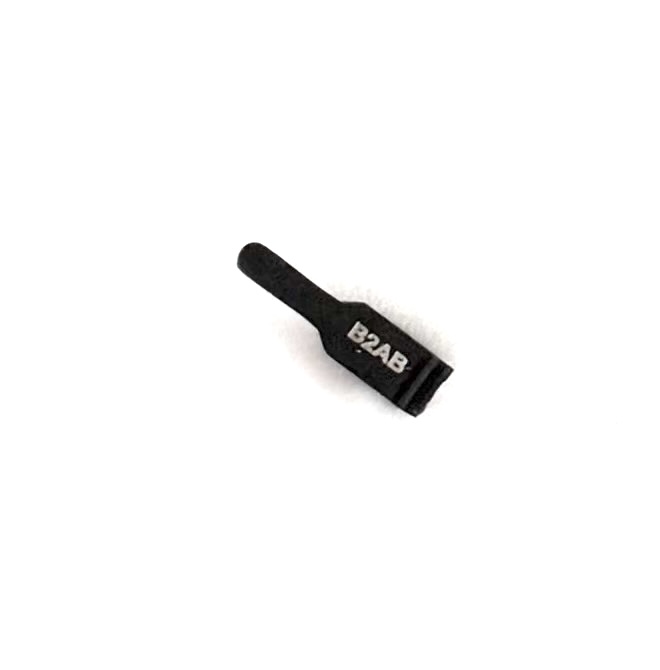 B2AB Single Clamp For Thick Walled Arteries, 0.6-1.5mm Vessel diameter Black