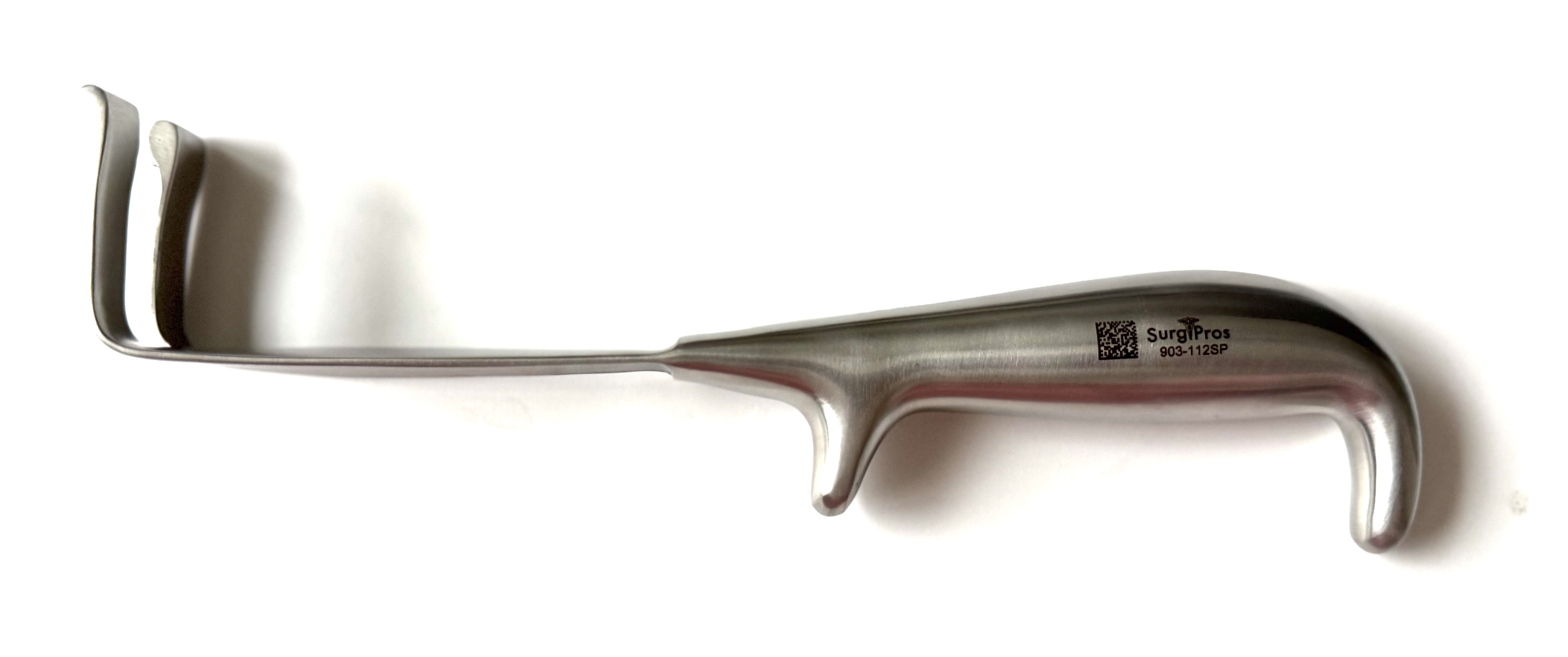 YOUNG PROSTATIC RETRACTOR 8 3/4"-BIFIRCATED 1 1/2" X 2 1/2" BLADE